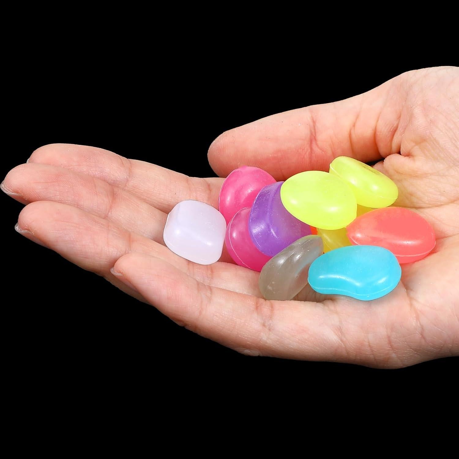 100 Piedras Luminiscentes Multicolor Sorcristy para Acuarios