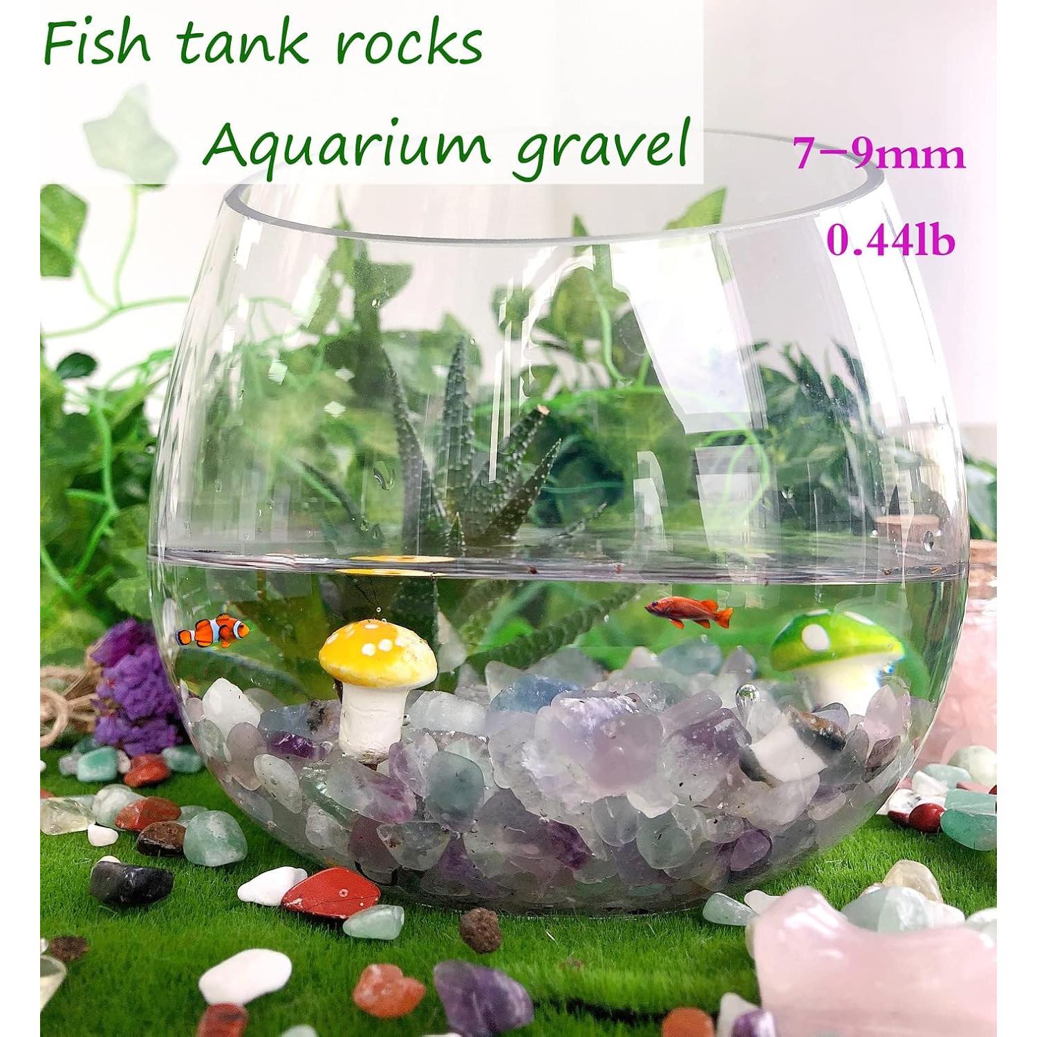 Grava de Acuario YATOJUZI 0.20kg Cristales Naturales Curativos