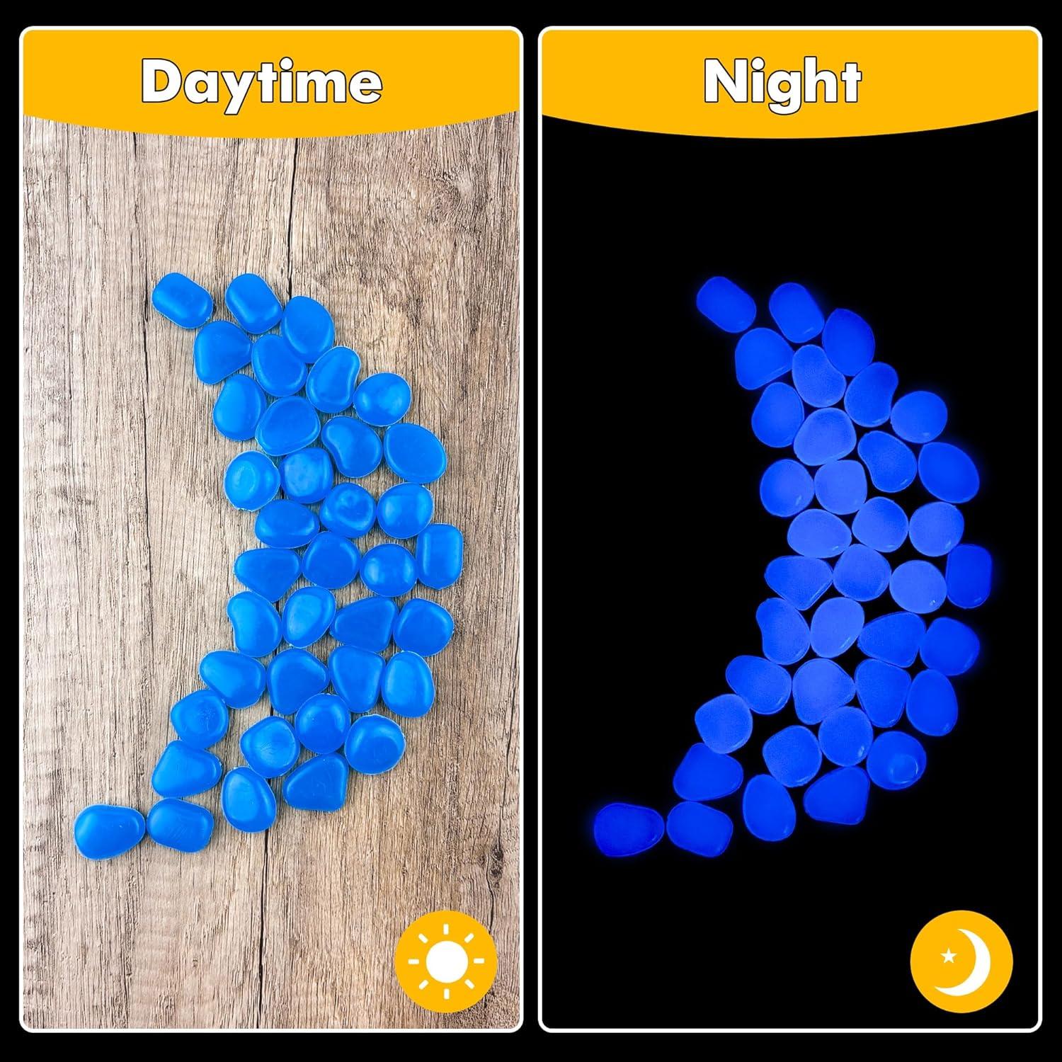 Rocas Brillantes en la Oscuridad Oun Nana 311 g Azul