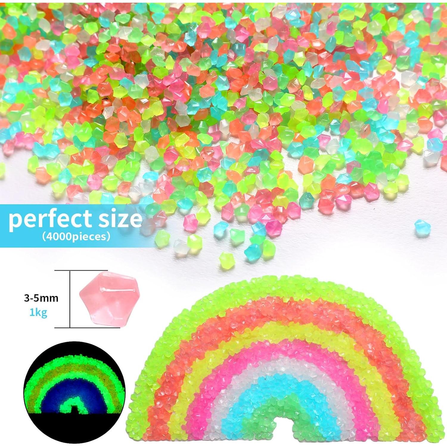 Rocas Brillantes en la Oscuridad Landical 40000 Piezas 1 kg