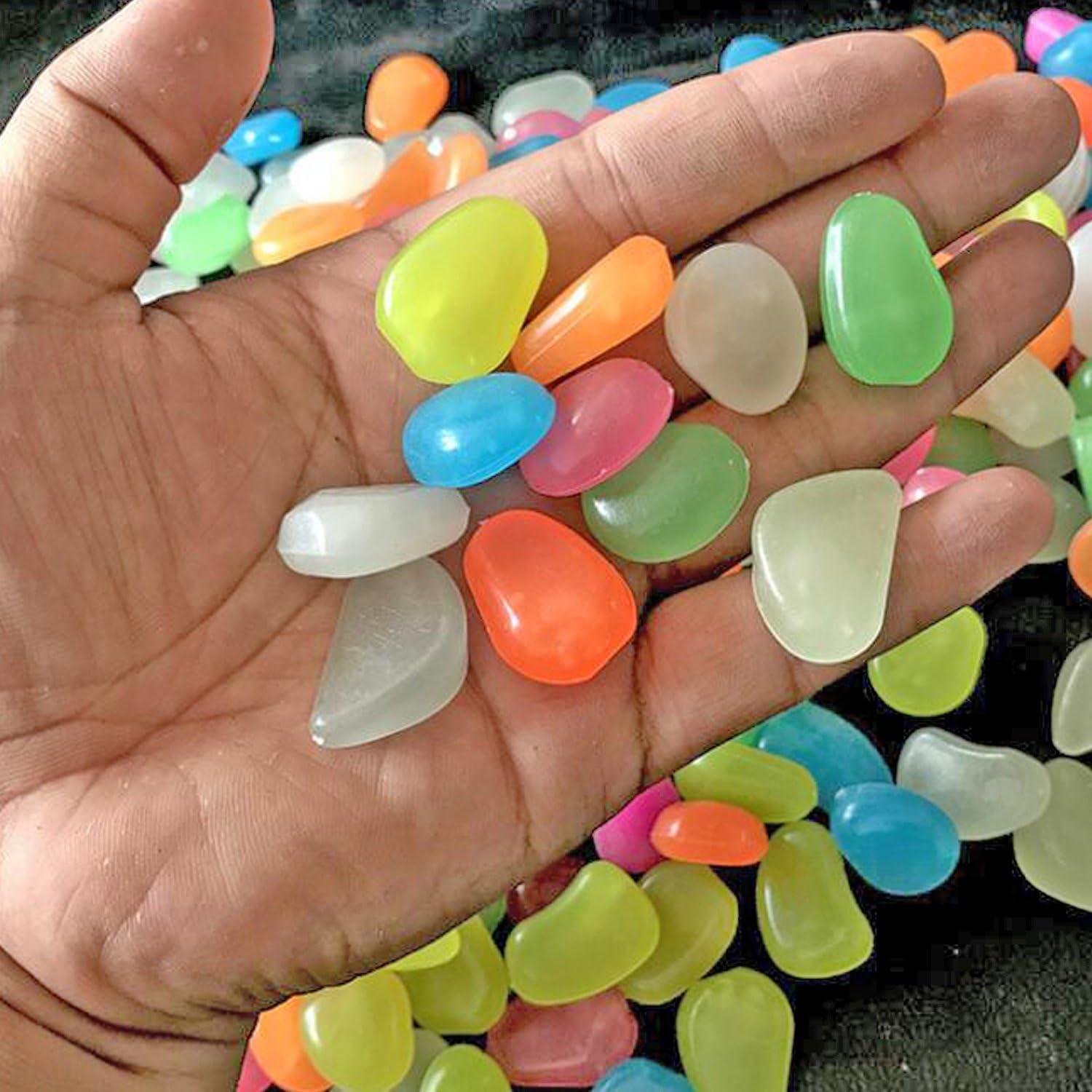 Grava Fotoluminiscente GEiNNOVA 250 g para Acuario y Jardín