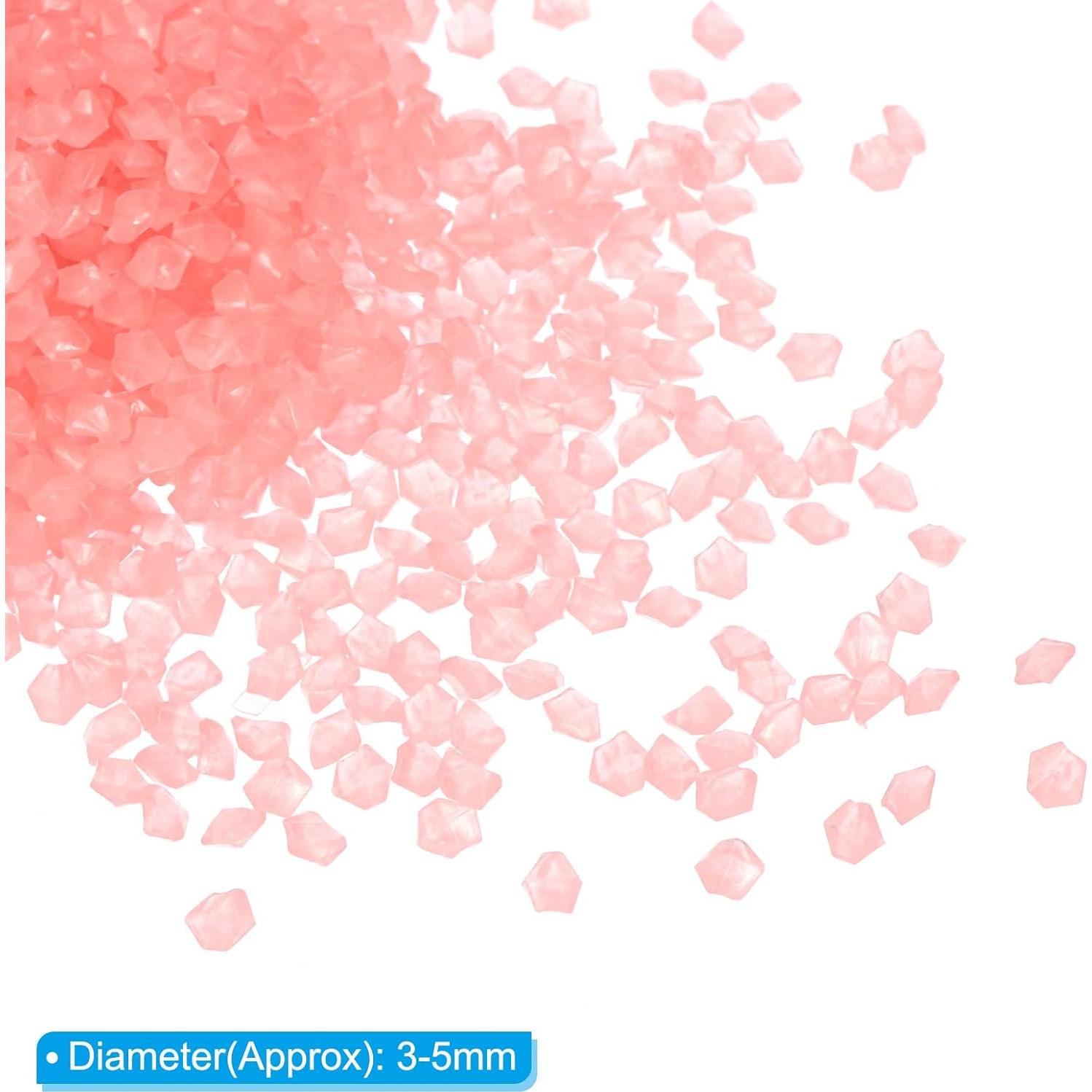 Rocas Brillantes Luminiscentes MECCANIXITY 8000pcs Rojas 3-5cm