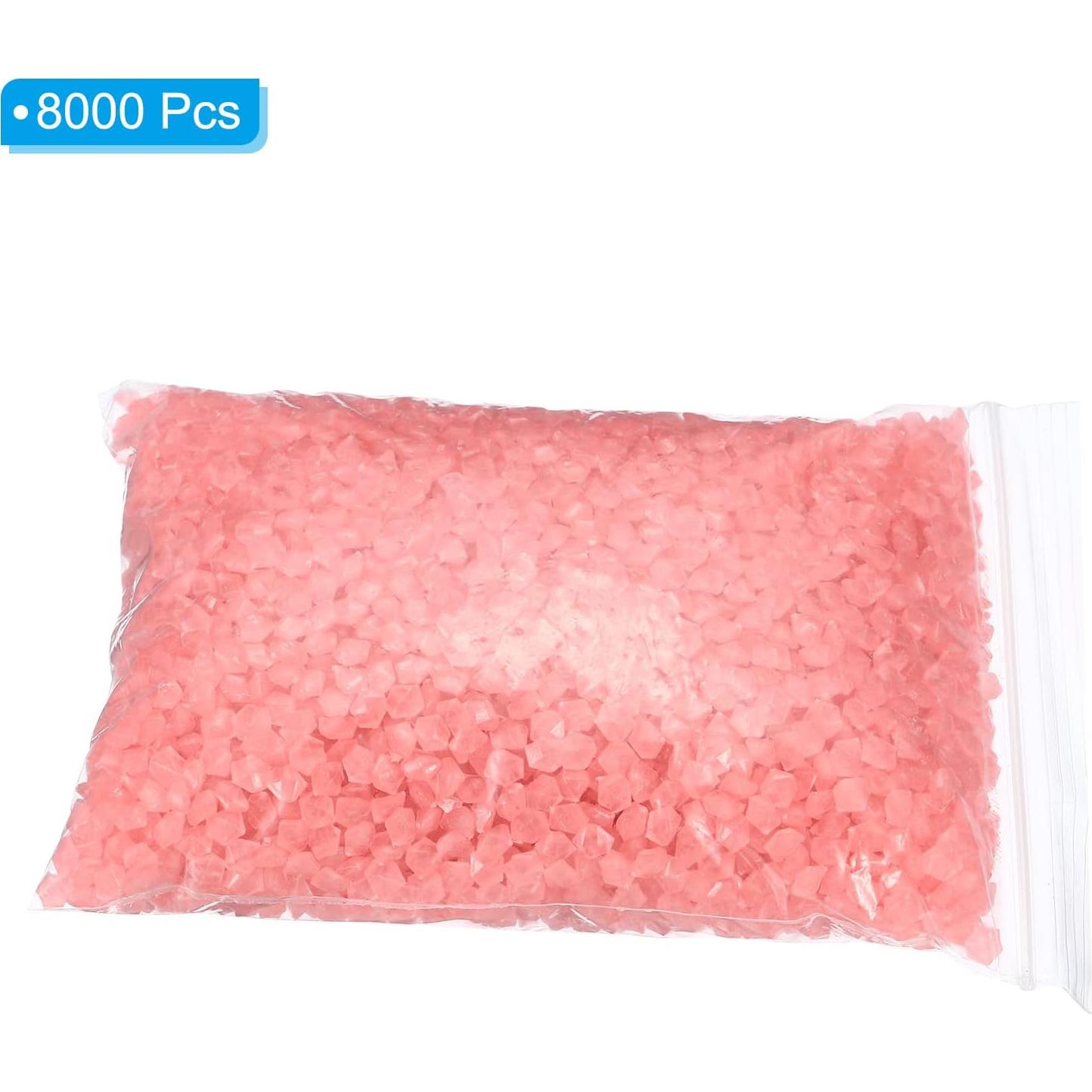 Rocas Brillantes Luminiscentes MECCANIXITY 8000pcs Rojas 3-5cm