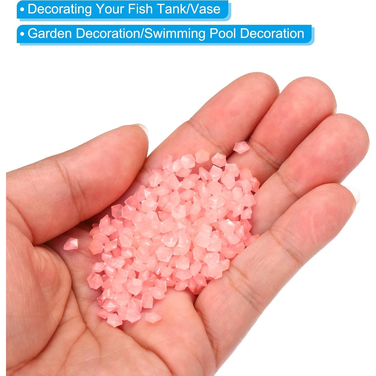 Rocas Brillantes Luminiscentes MECCANIXITY 8000pcs Rojas 3-5cm