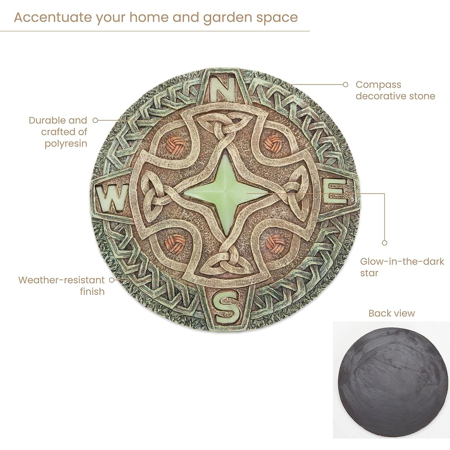 Piedra Decorativa Celta Brillante en la Oscuridad 25.5 cm - Bits y Piezas