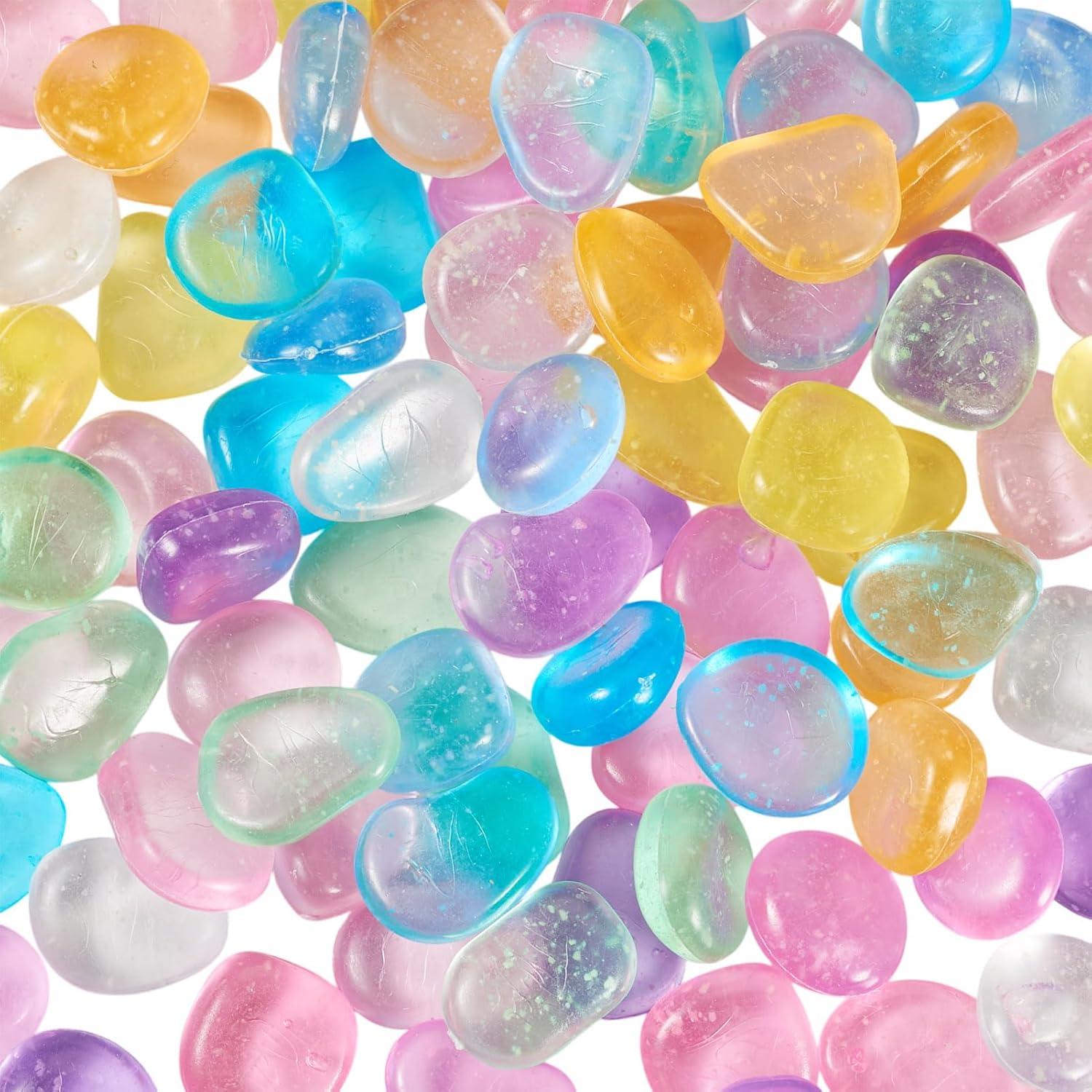 100 Rocas Brillantes en la Oscuridad Magibeads 15-22 mm