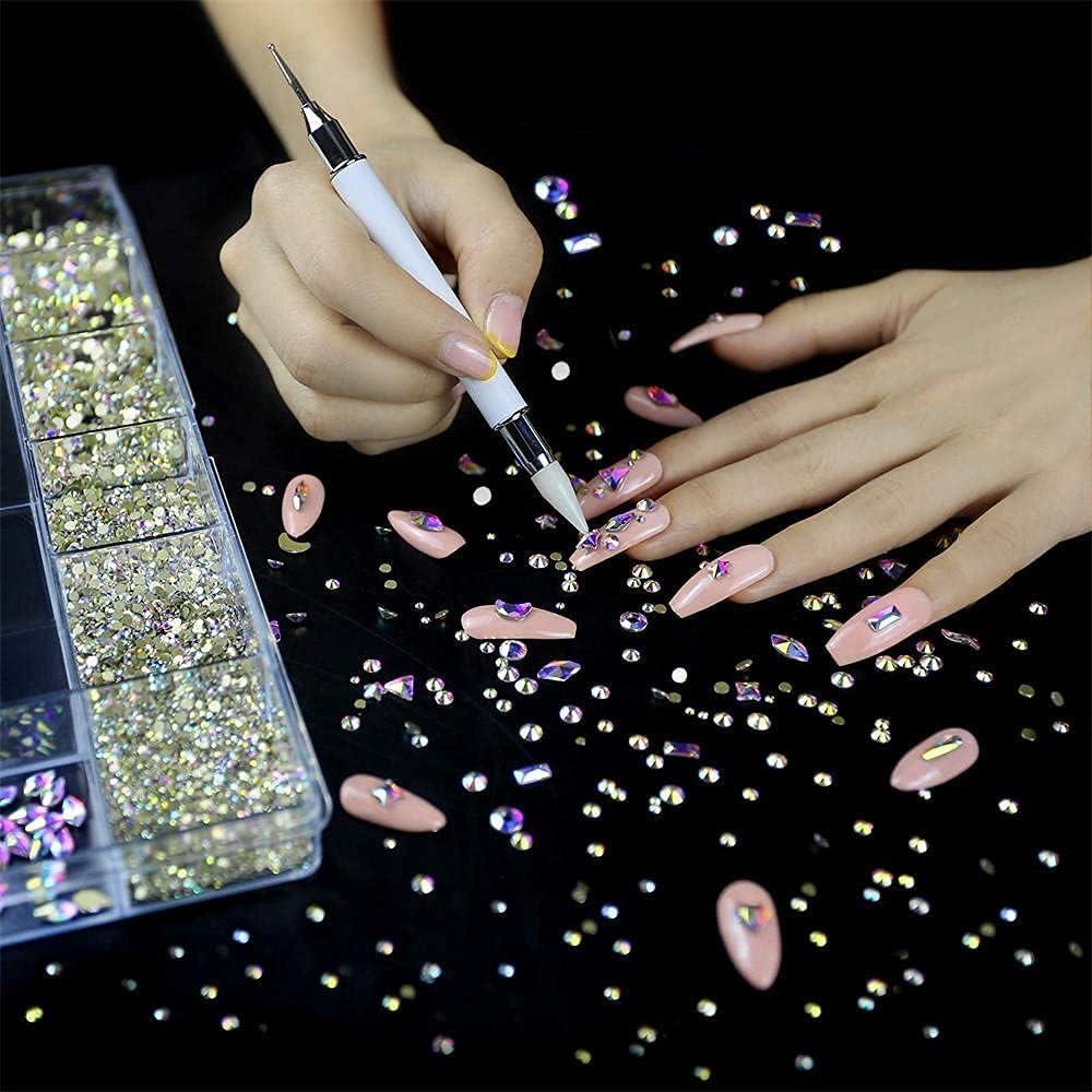 Kit de Rhinestones para Uñas VERONNI 20 Piezas Luminiscente