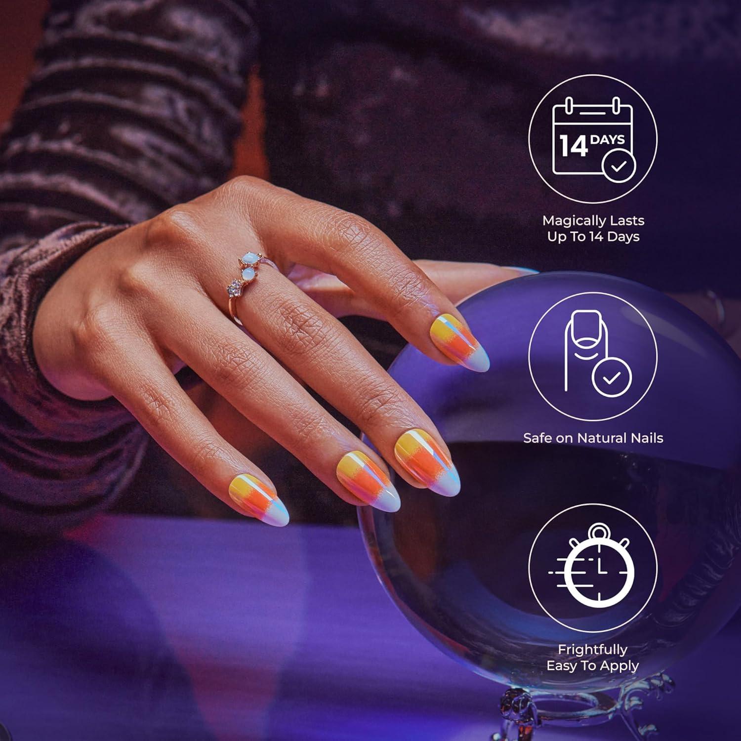 Uñas Postizas KISS Voguish Fantasy Halloween 'Witch Out' 28 Uñas