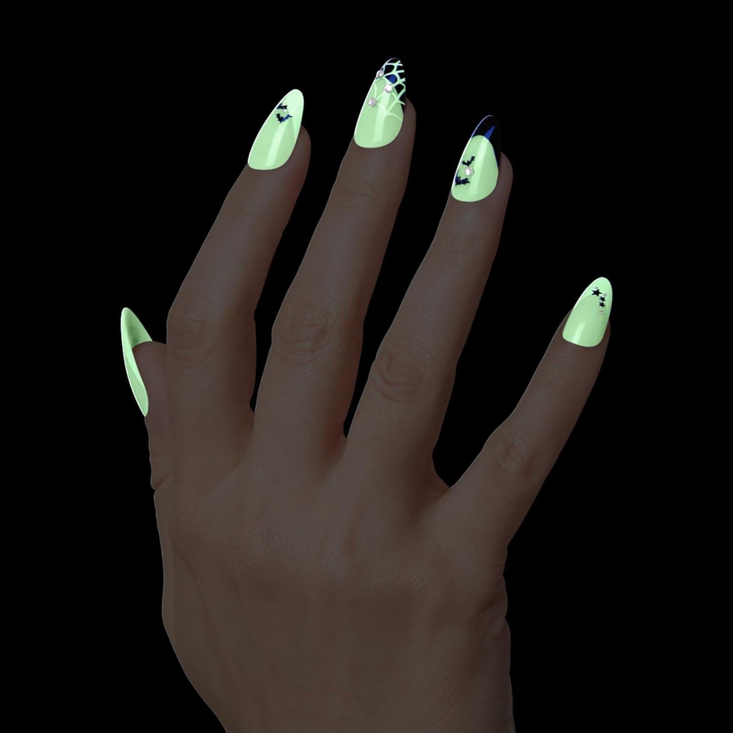 Uñas Postizas KISS Voguish Fantasy Halloween 'Witch Out' 28 Uñas