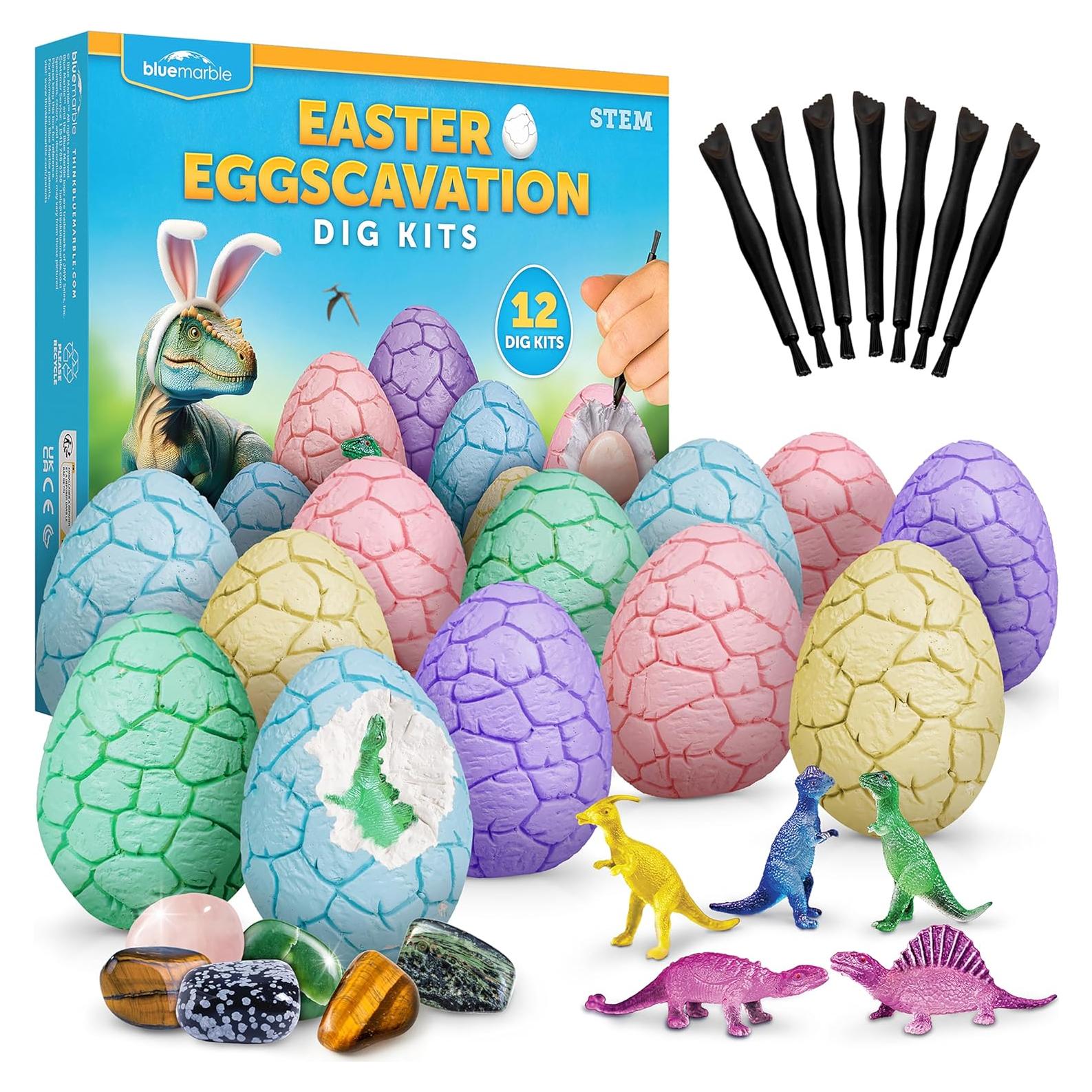 Kit de Excavación de Huevos de Pascua Blue Marble - 12 Ladrillos