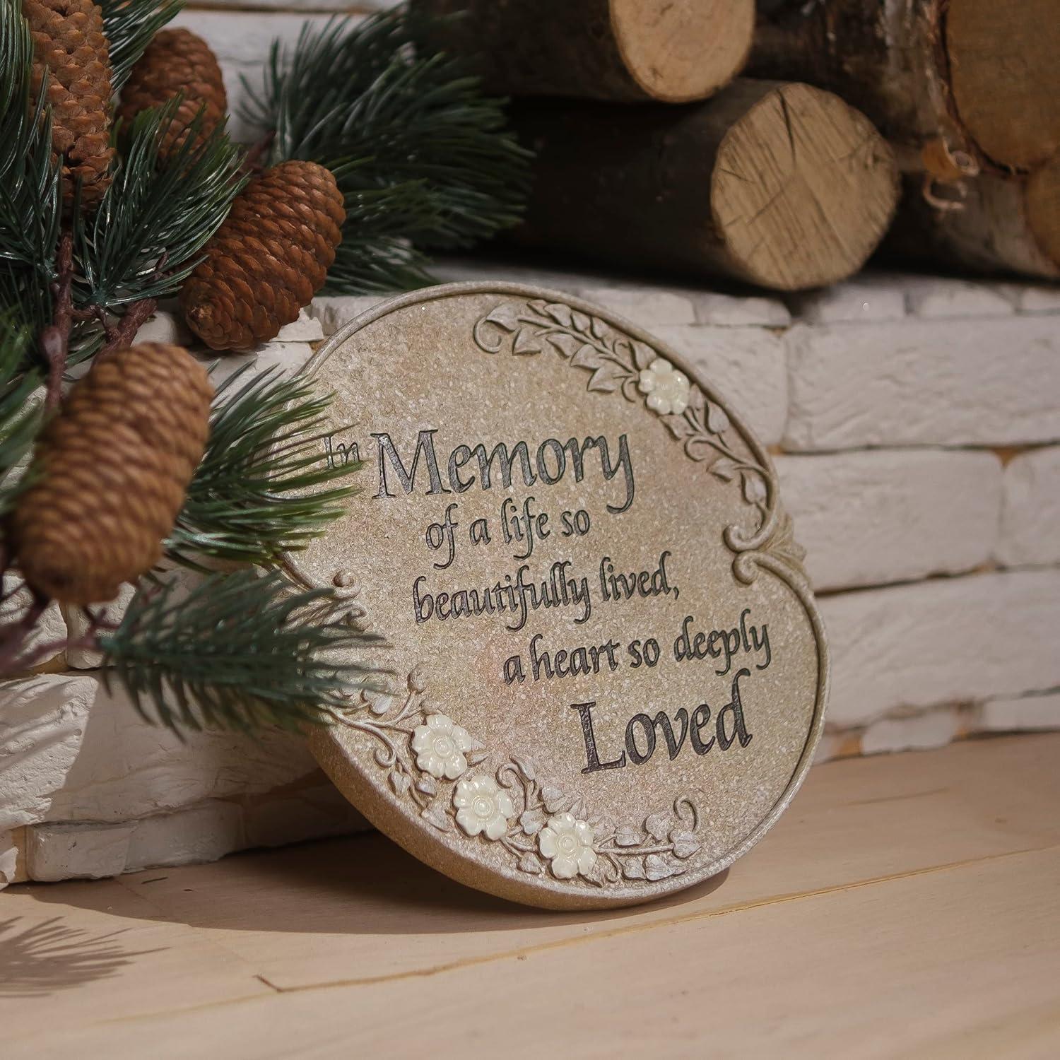 Piedra Conmemorativa Luminosa Gardy 23.66x23.26cm para Jardín