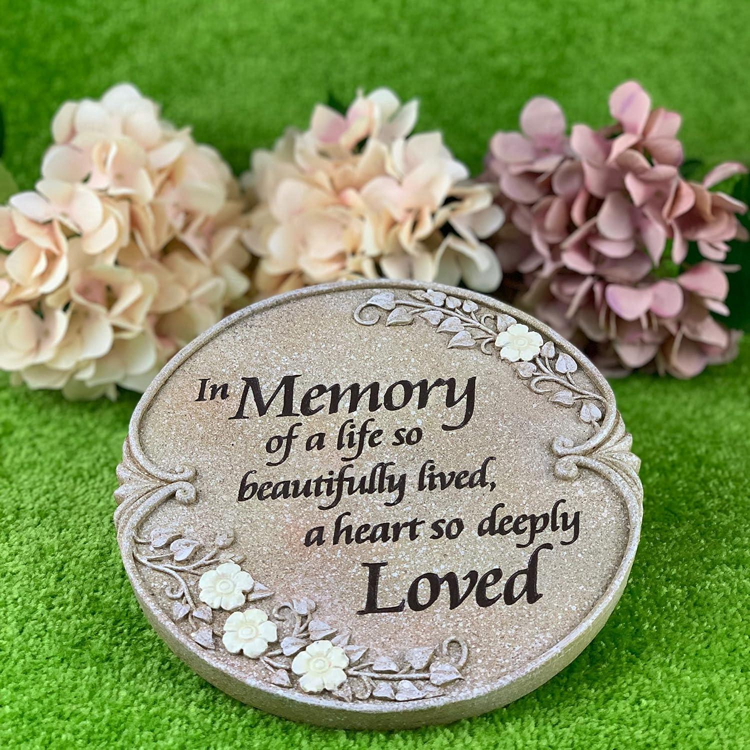 Piedra Conmemorativa Luminosa Gardy 23.66x23.26cm para Jardín