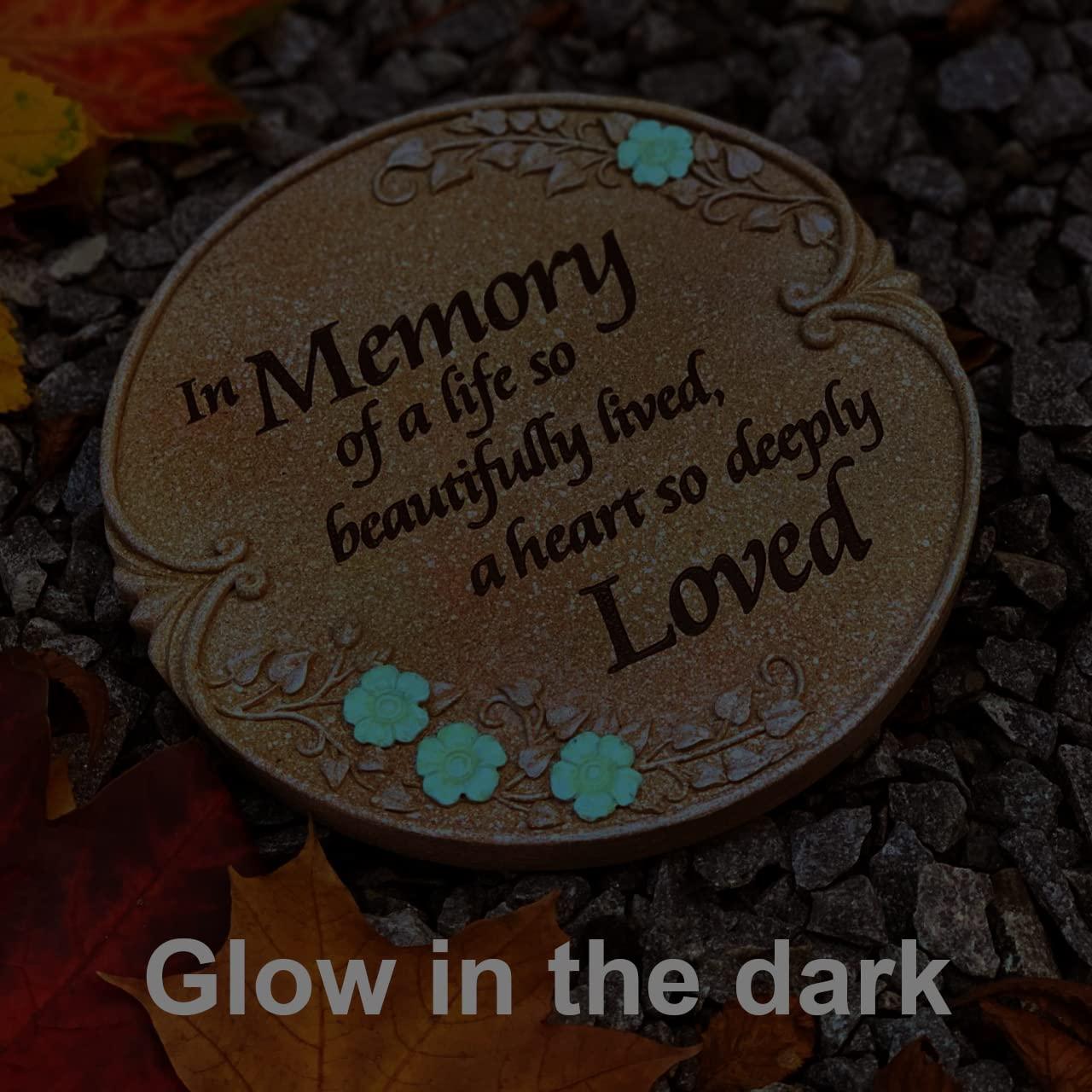 Piedra Conmemorativa Luminosa Gardy 23.66x23.26cm para Jardín