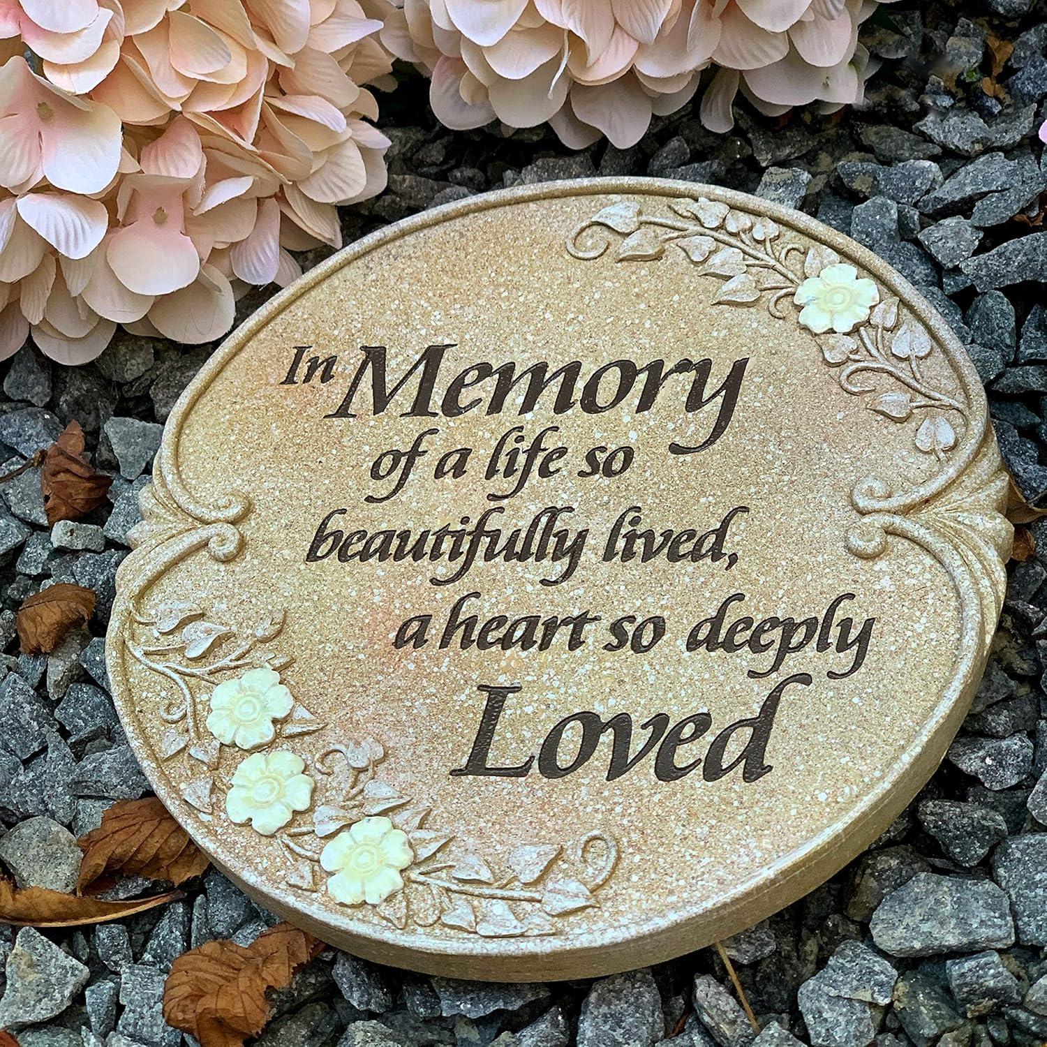 Piedra Conmemorativa Luminosa Gardy 23.66x23.26cm para Jardín