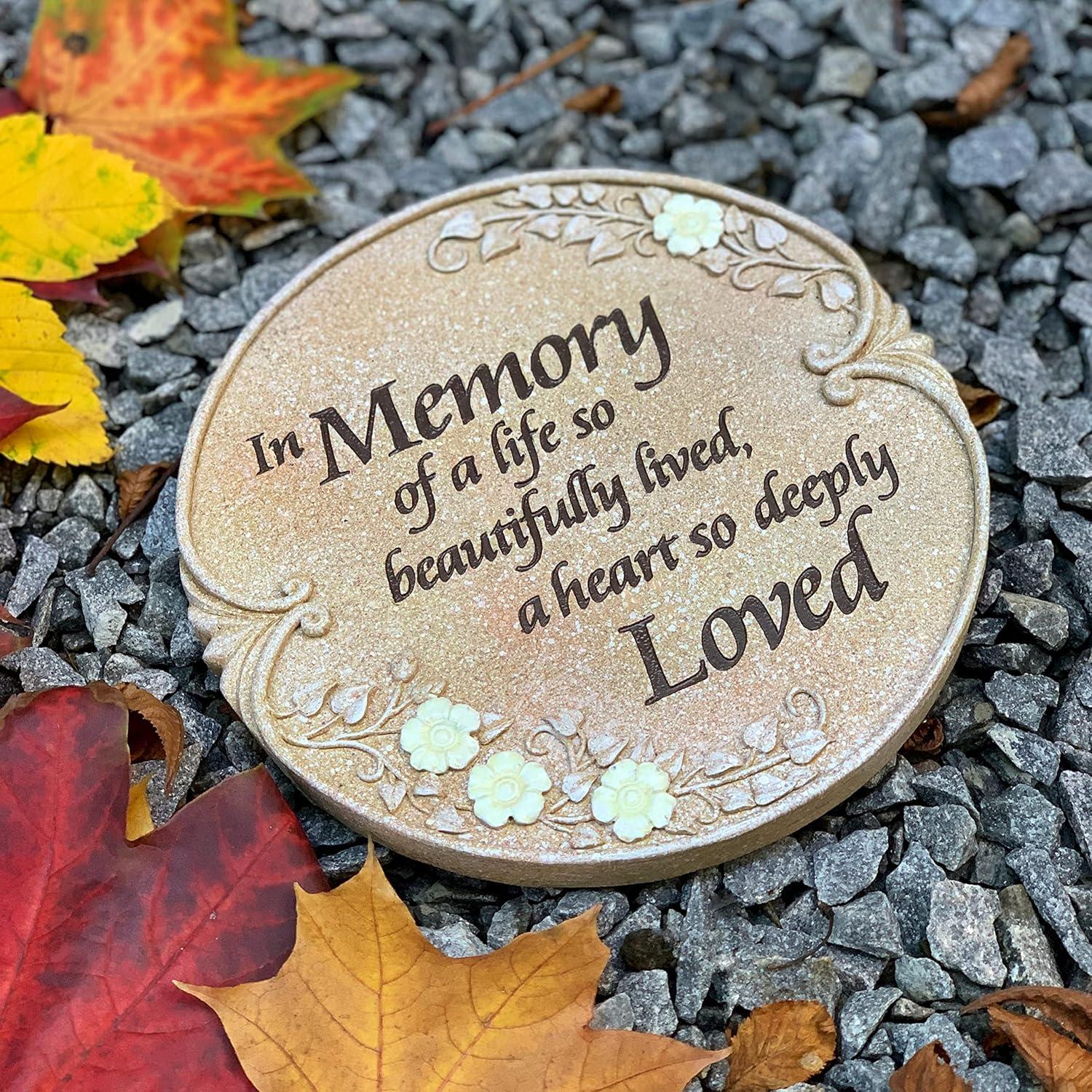 Piedra Conmemorativa Luminosa Gardy 23.66x23.26cm para Jardín