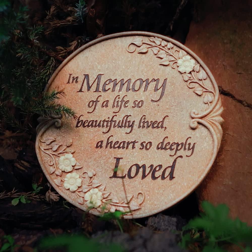 Piedra Conmemorativa Luminosa Gardy 23.66x23.26cm para Jardín