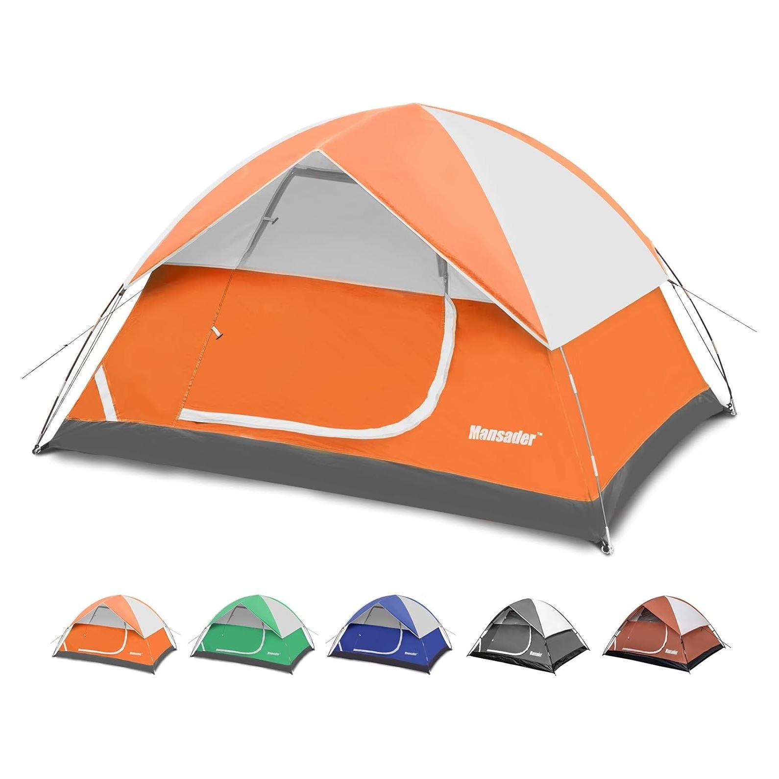 Tienda de Camping Mansader para 2-3 Personas Impermeable
