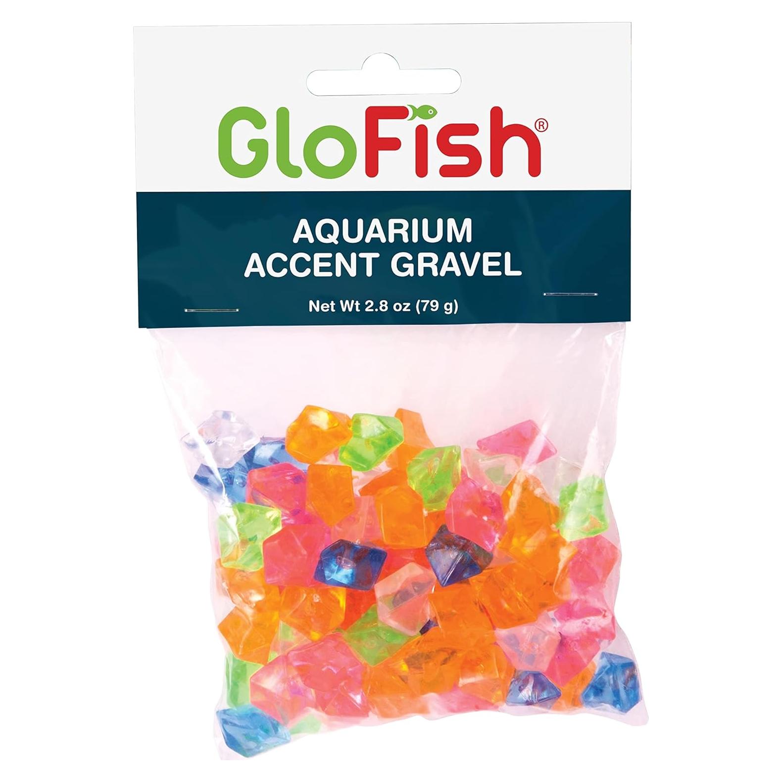 Grava de Acento GloFish 79.4 g para Acuarios Fluorescentes