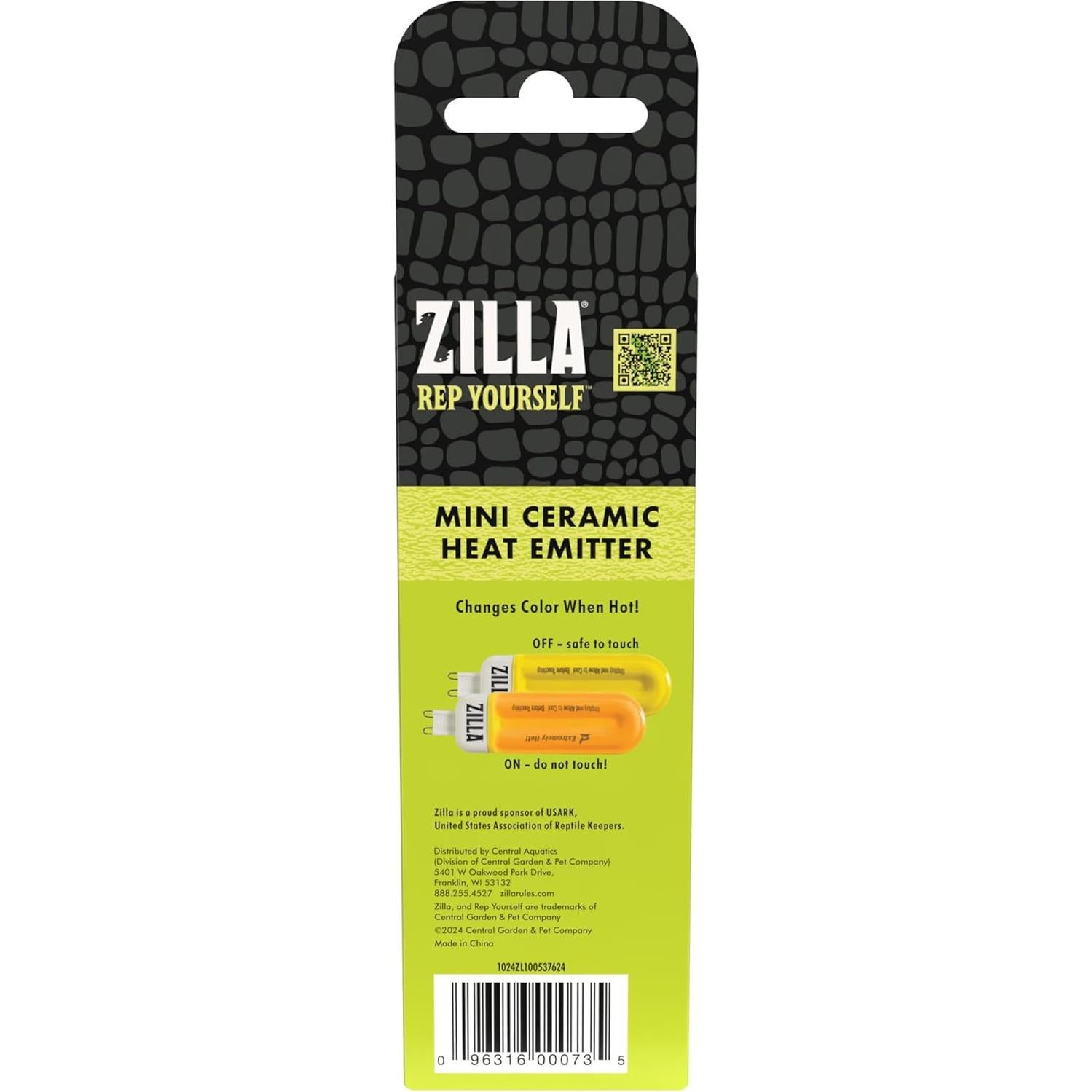 Emisor de Calor Cerámico Zilla 50W para Terrarios