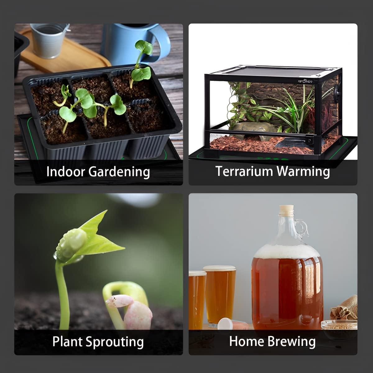 Almohadilla Térmica para Plántulas Honghu 25.4x52.7cm Digital