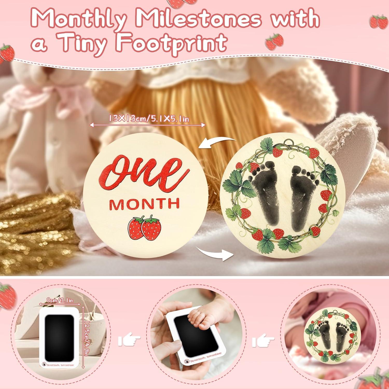 Juego de Discos de Hitos Mensuales EccoDen - 12 Tarjetas y Cartel