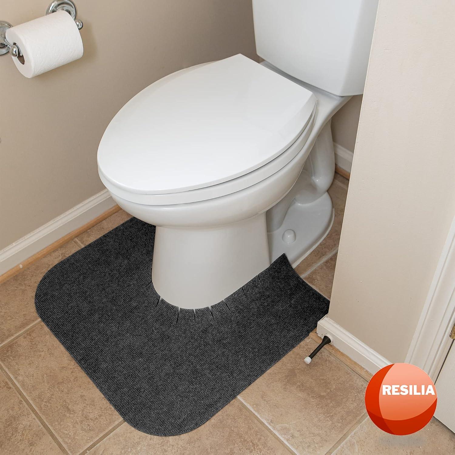 Alfombrillas de Entrenamiento para Orinal RESILIA - Paquete de 2, Superabsorbentes, Antideslizantes, Carbón