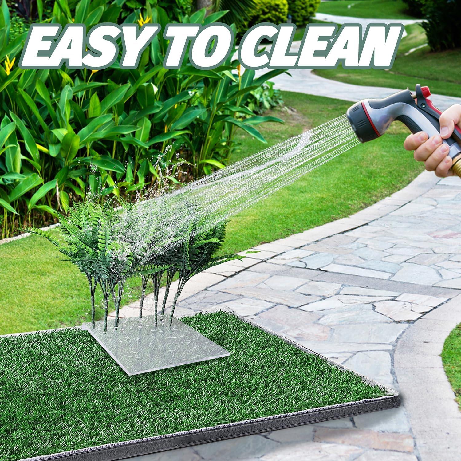 8 Piezas de Césped Falso para Entrenamiento de Perros Sysmashing