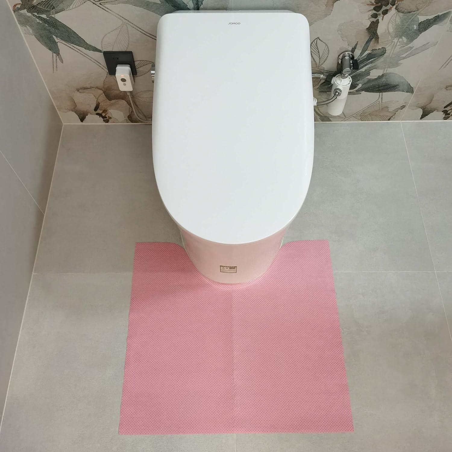 Alfombrillas Desechables SYMHHA Rosa Antideslizantes 61x56cm