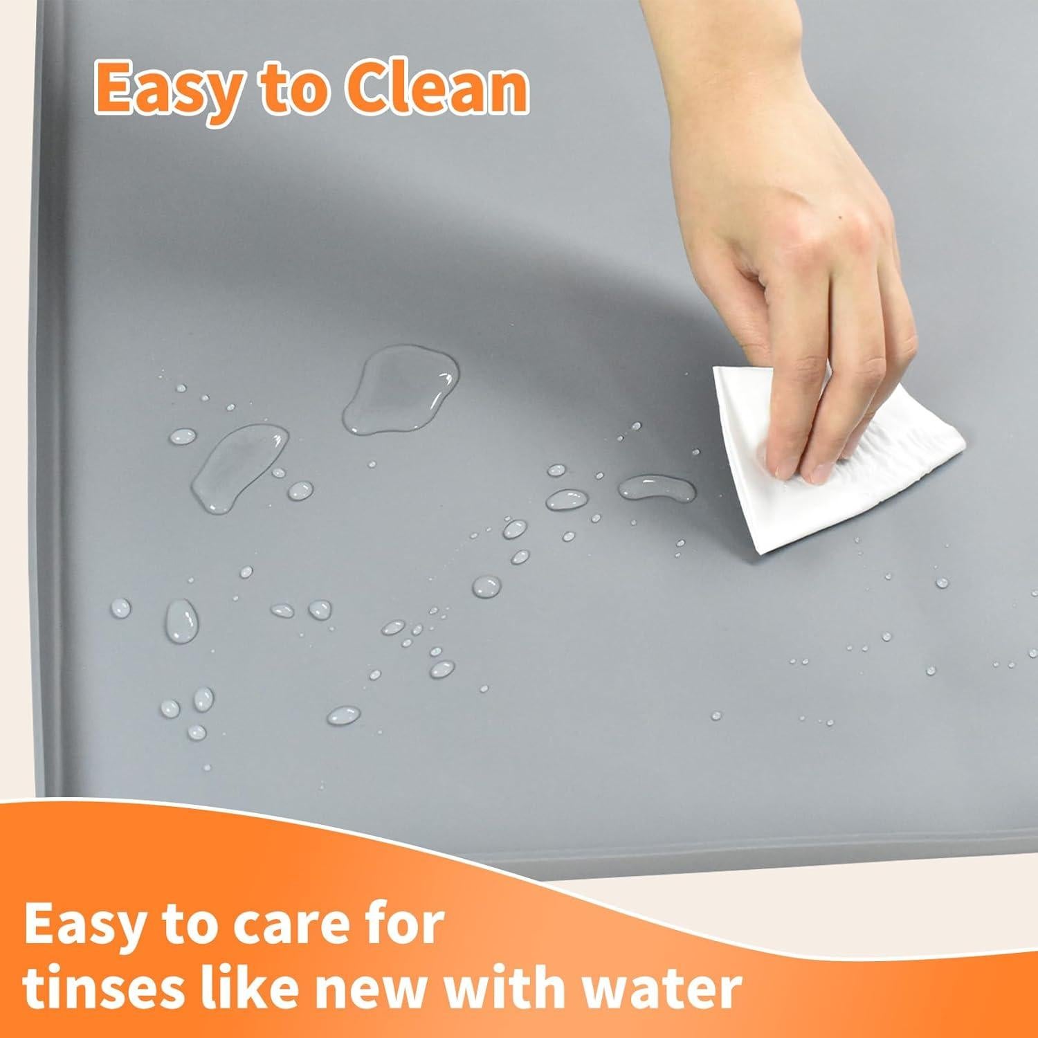 Bandeja para orinar perros Greatbond 60.96x60.96cm silicona antideslizante