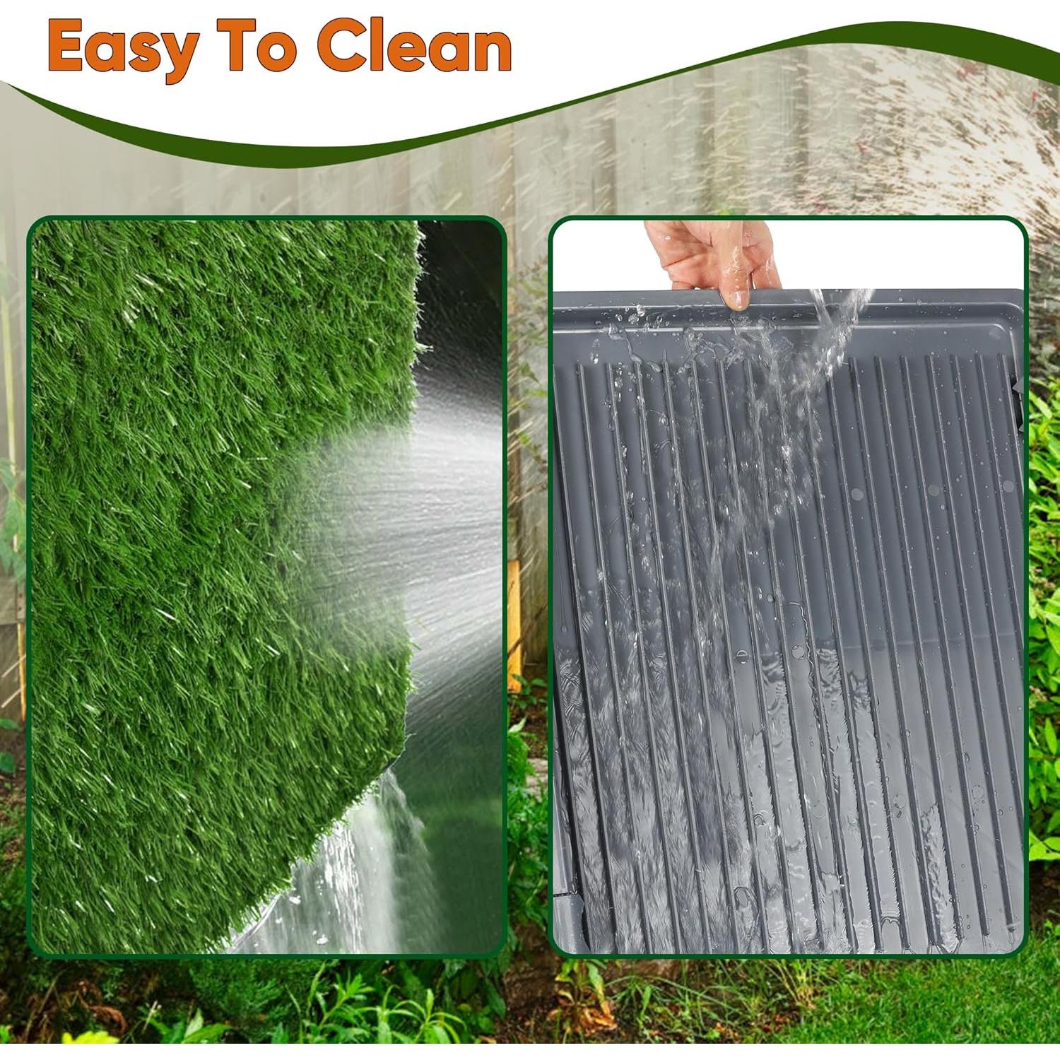 Alfombra de Césped Artificial UUpet 55.88x45.72cm 2 Almohadillas