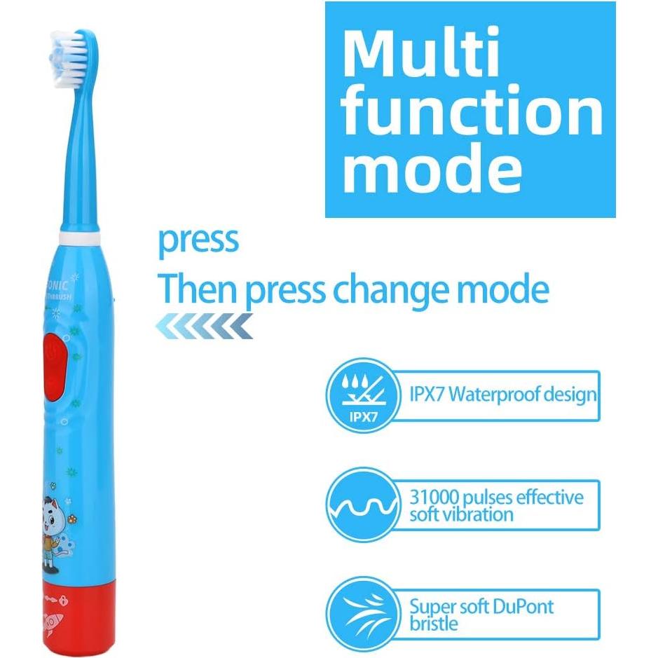 Cepillo de Dientes Eléctrico Sonic OJV 8630 para Niños Azul