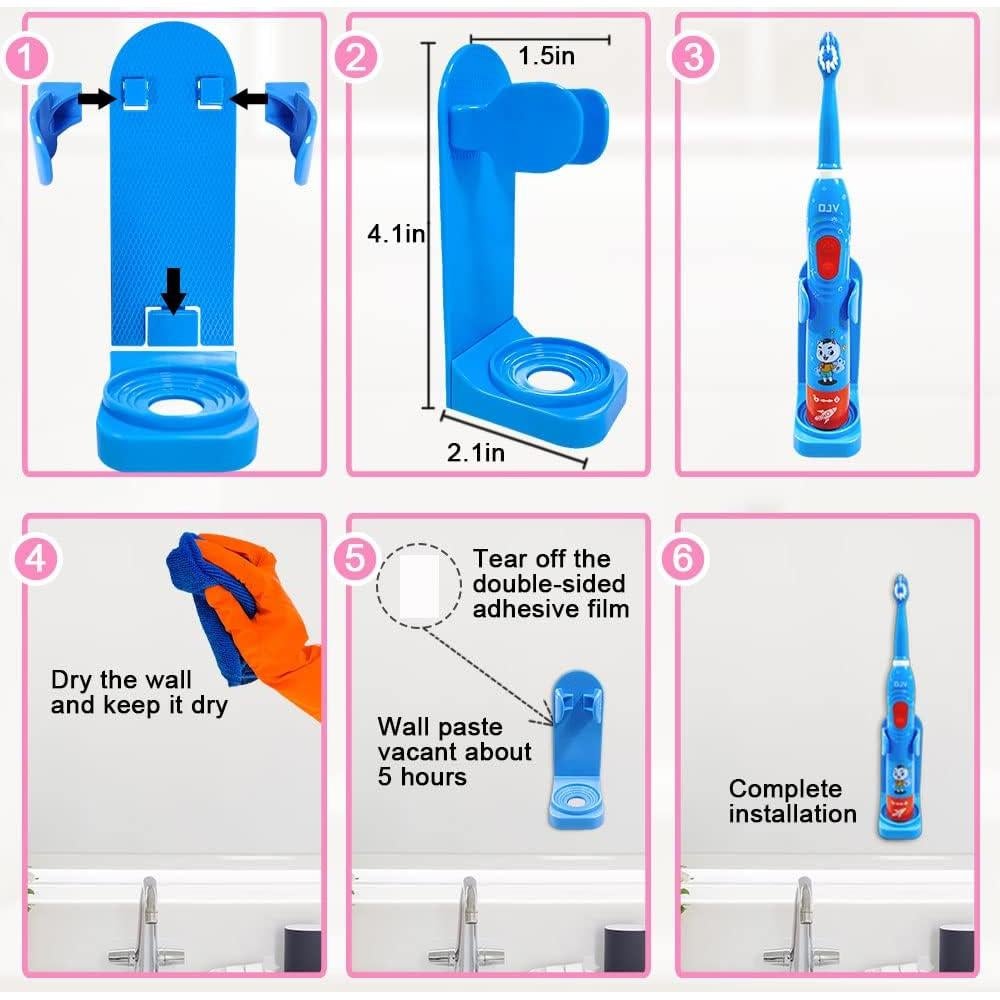Cepillo de Dientes Eléctrico Sonic OJV 8630 para Niños Azul