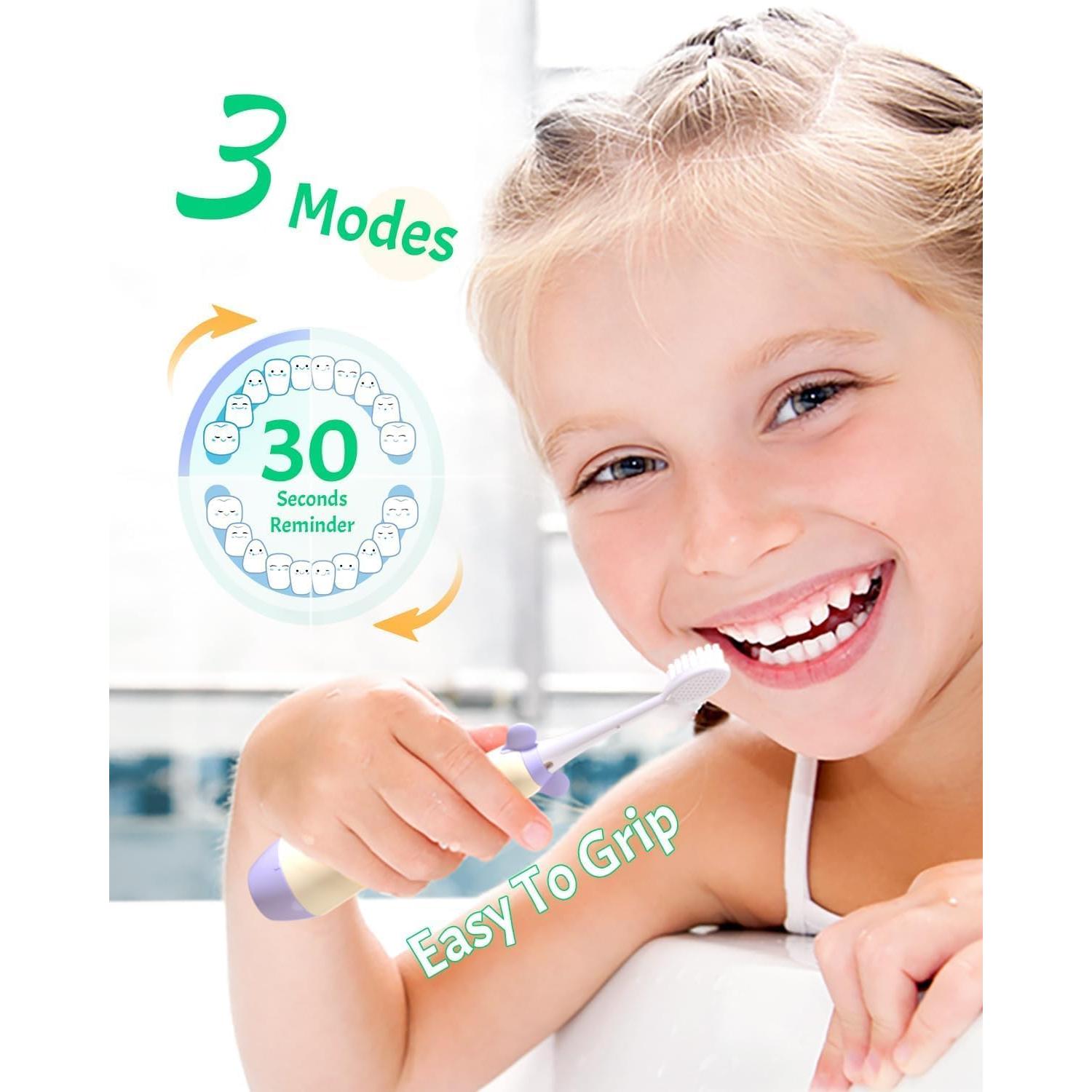Cepillo de Dientes Eléctrico NELL&WELL para Niños IPX7
