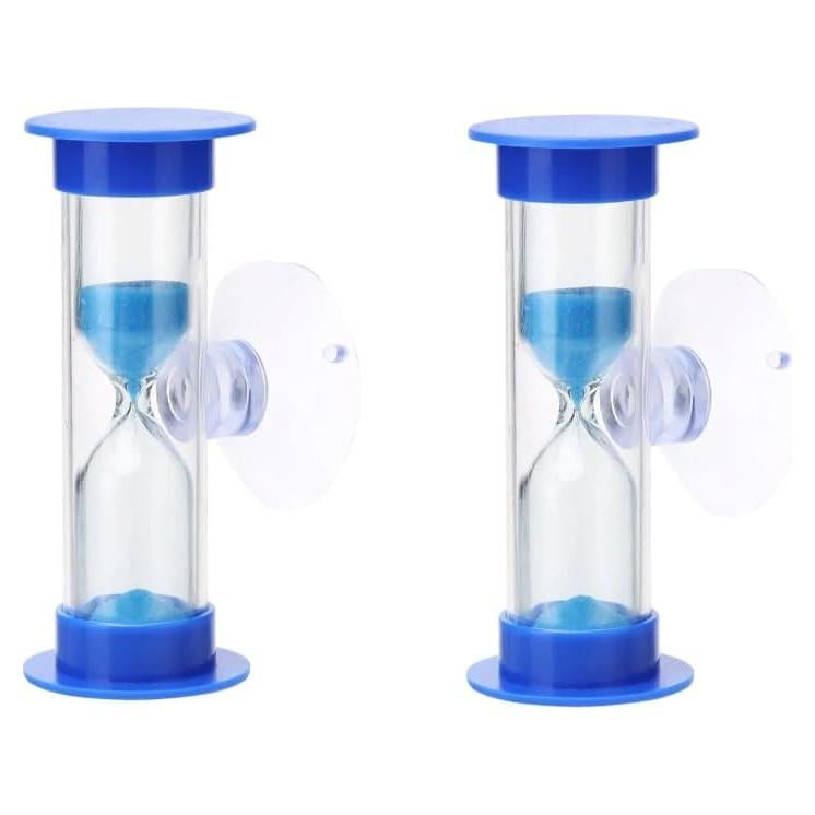 Temporizadores de Arena Azul para Niños Calsgkspray 2 Pcs