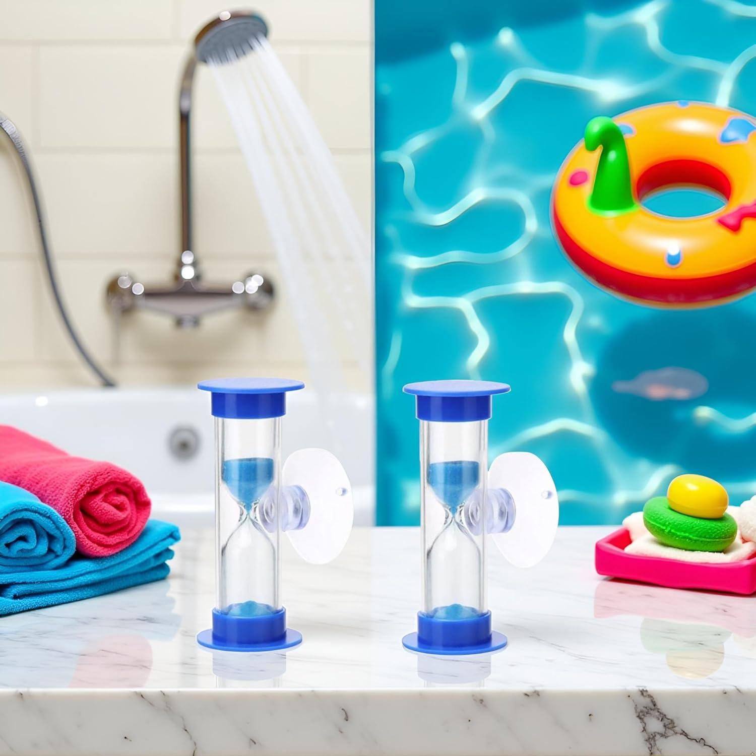 Temporizadores de Arena Azul para Niños Calsgkspray 2 Pcs