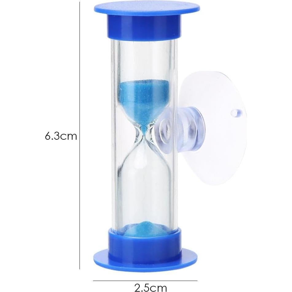 Temporizadores de Arena Azul para Niños Calsgkspray 2 Pcs