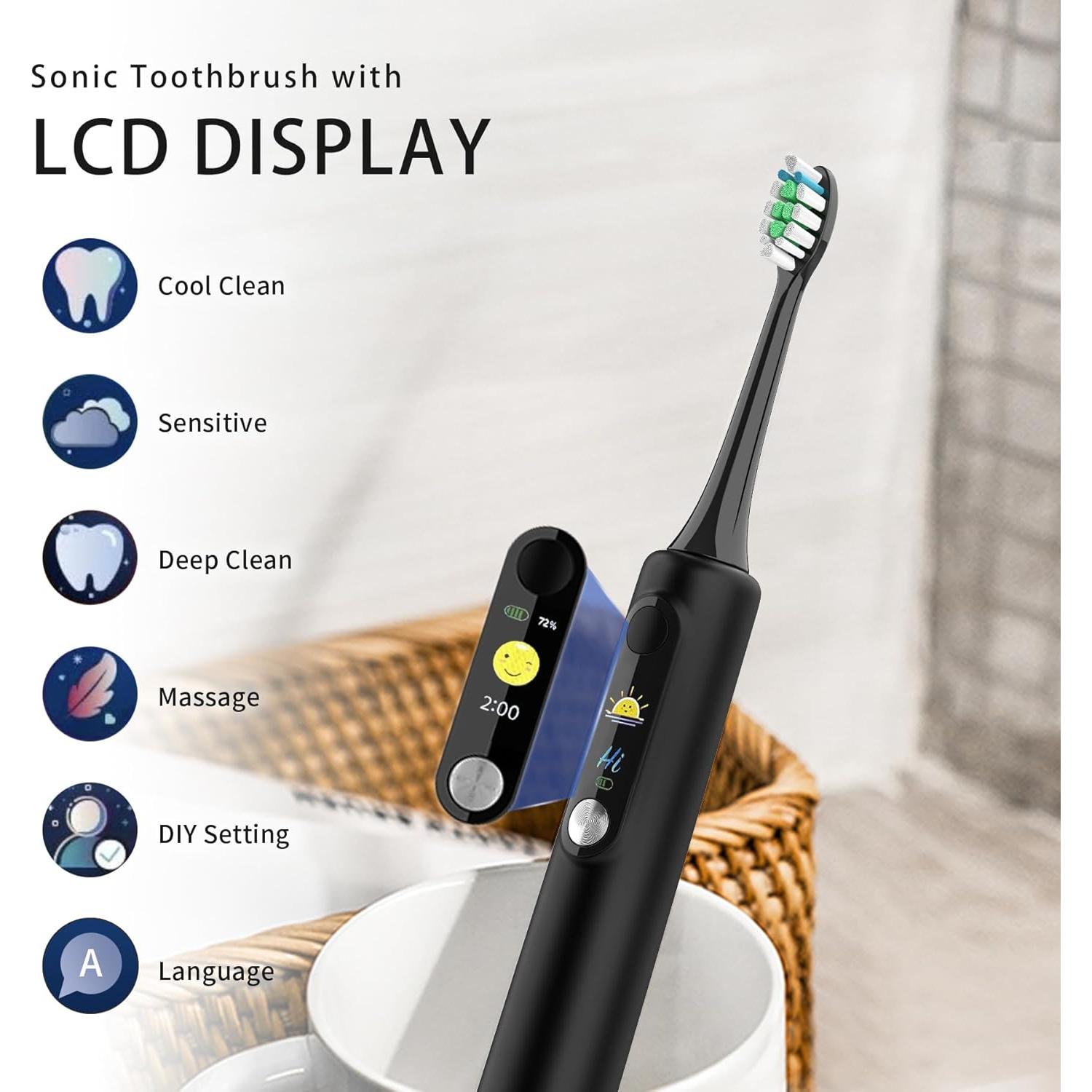 Cepillo de dientes eléctrico Achamree SN-P1 recargable USB