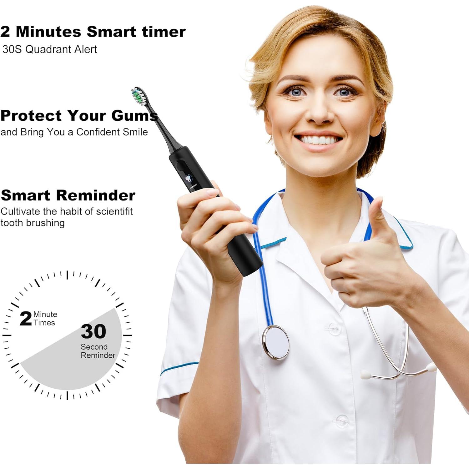 Cepillo de dientes eléctrico Achamree SN-P1 recargable USB