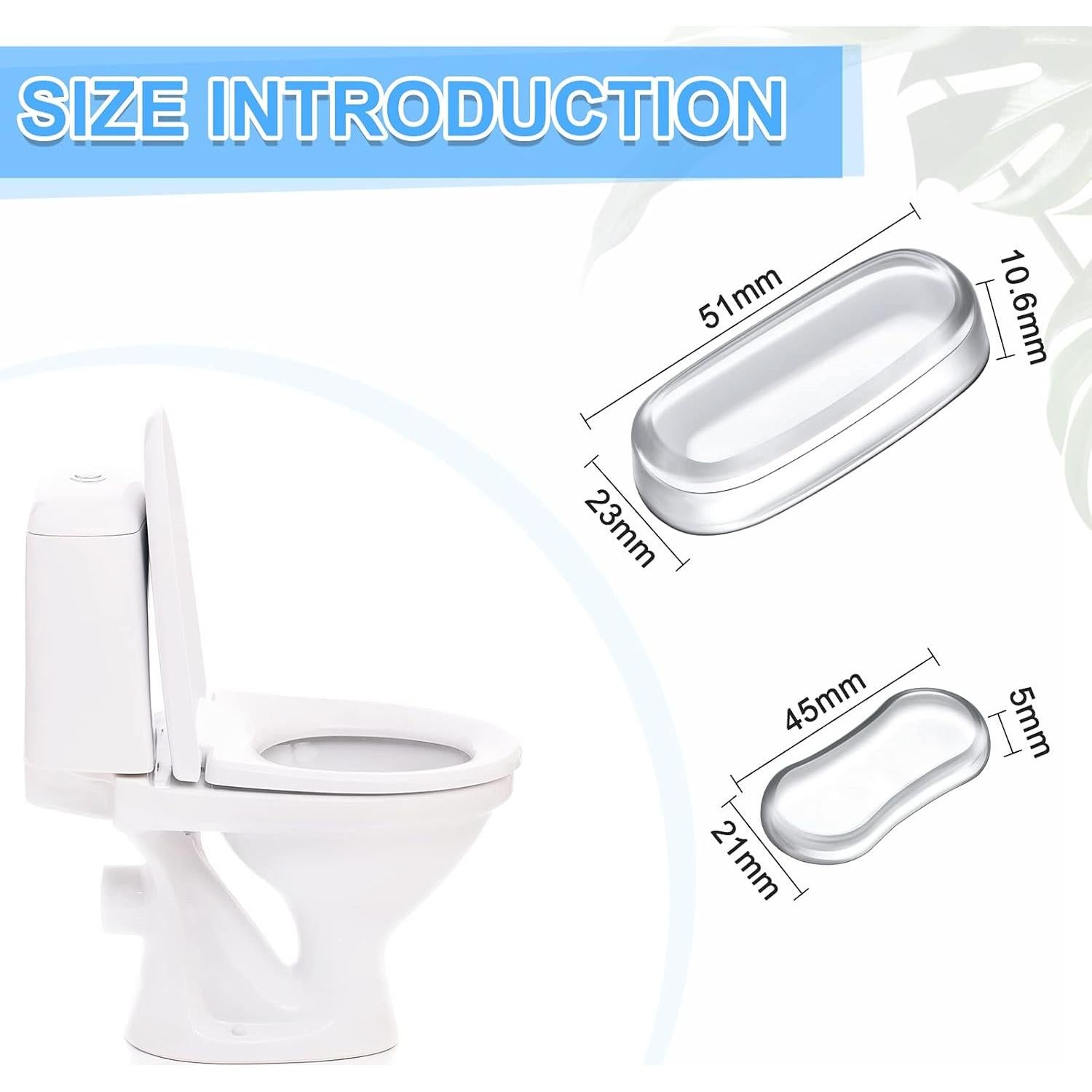 Kit de Bumpers para Asiento de Inodoro Outus 20 Piezas