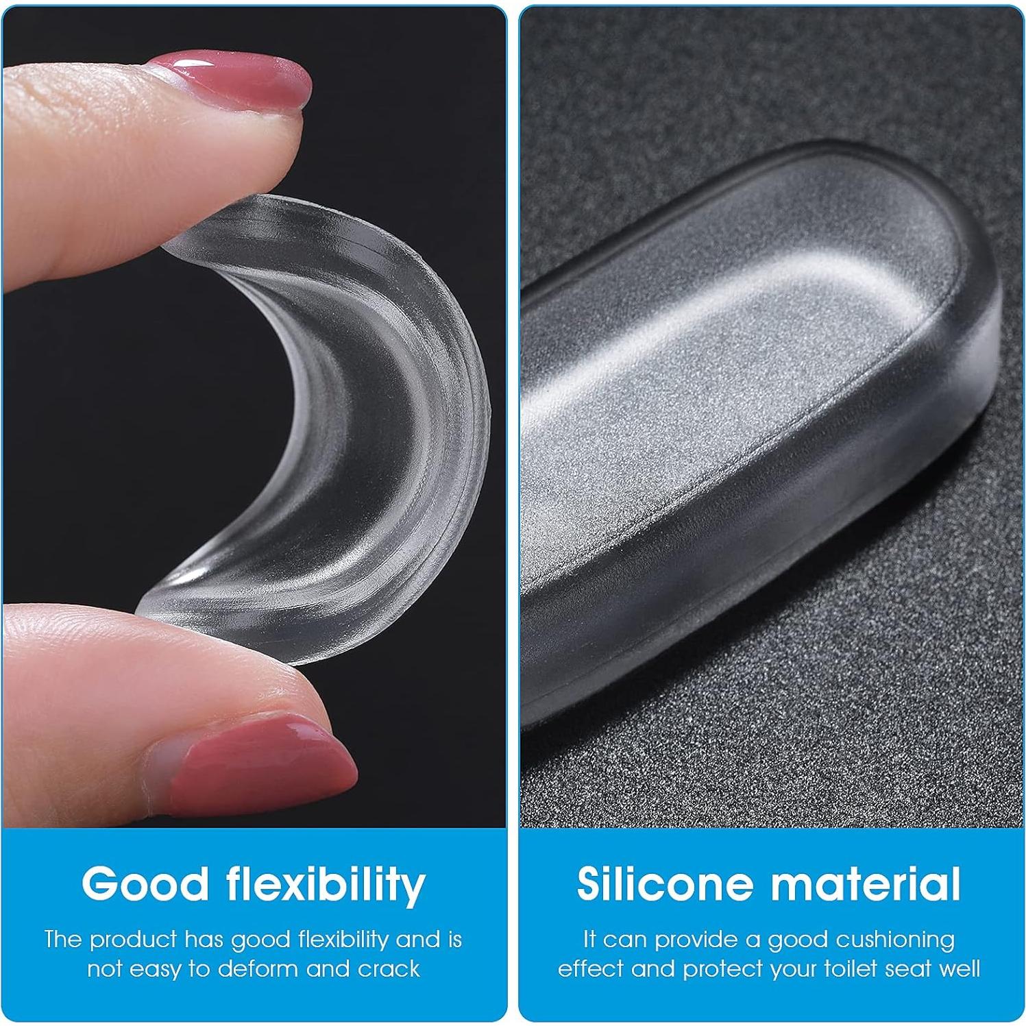 20 Amortiguadores Universales para Asiento de Inodoro Abeillo