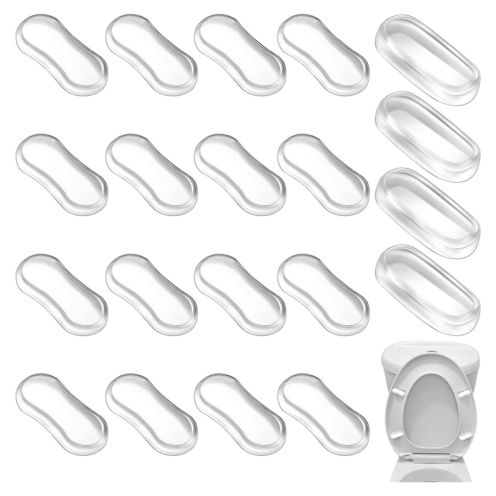 20 Amortiguadores de Asiento de Inodoro Salbsever PU Transparentes