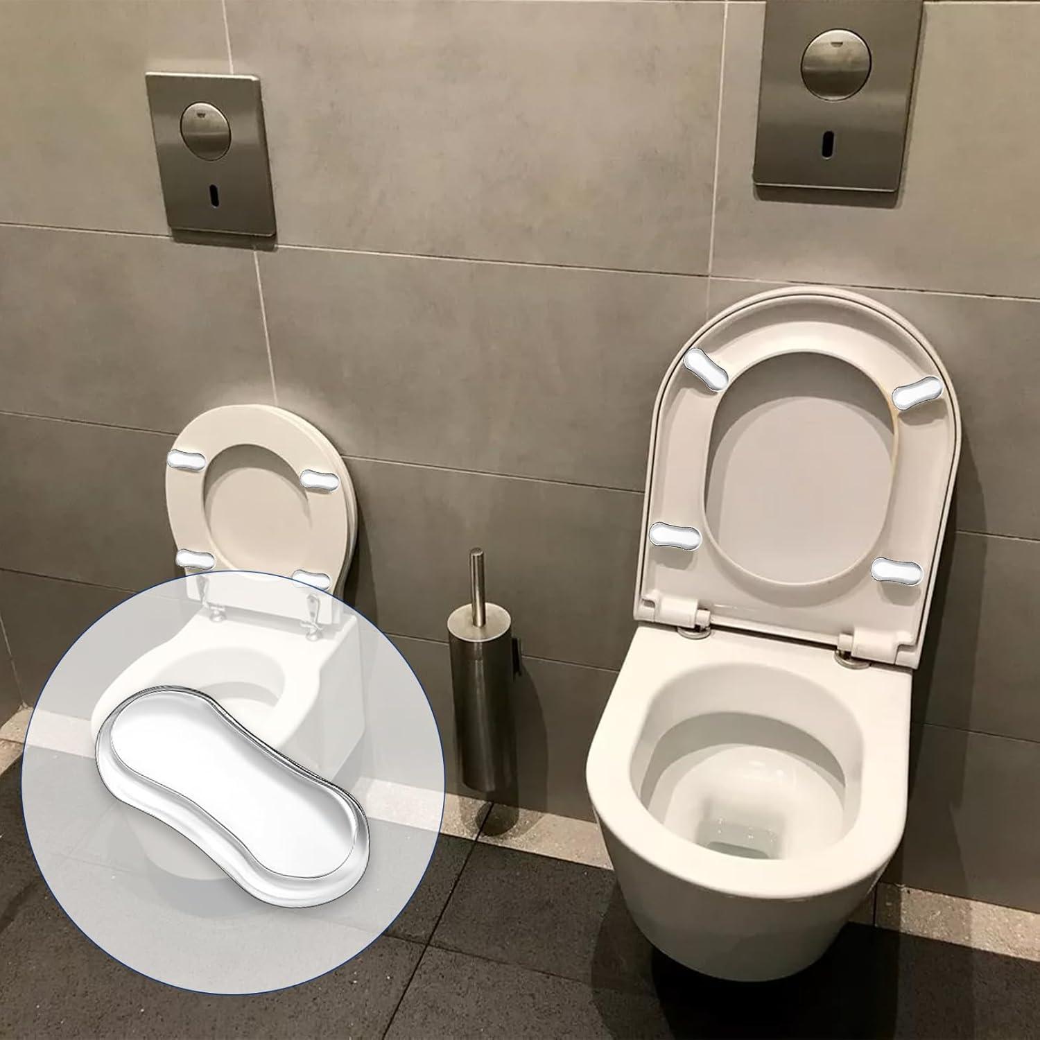 20 Amortiguadores de Asiento de Inodoro Salbsever PU Transparentes