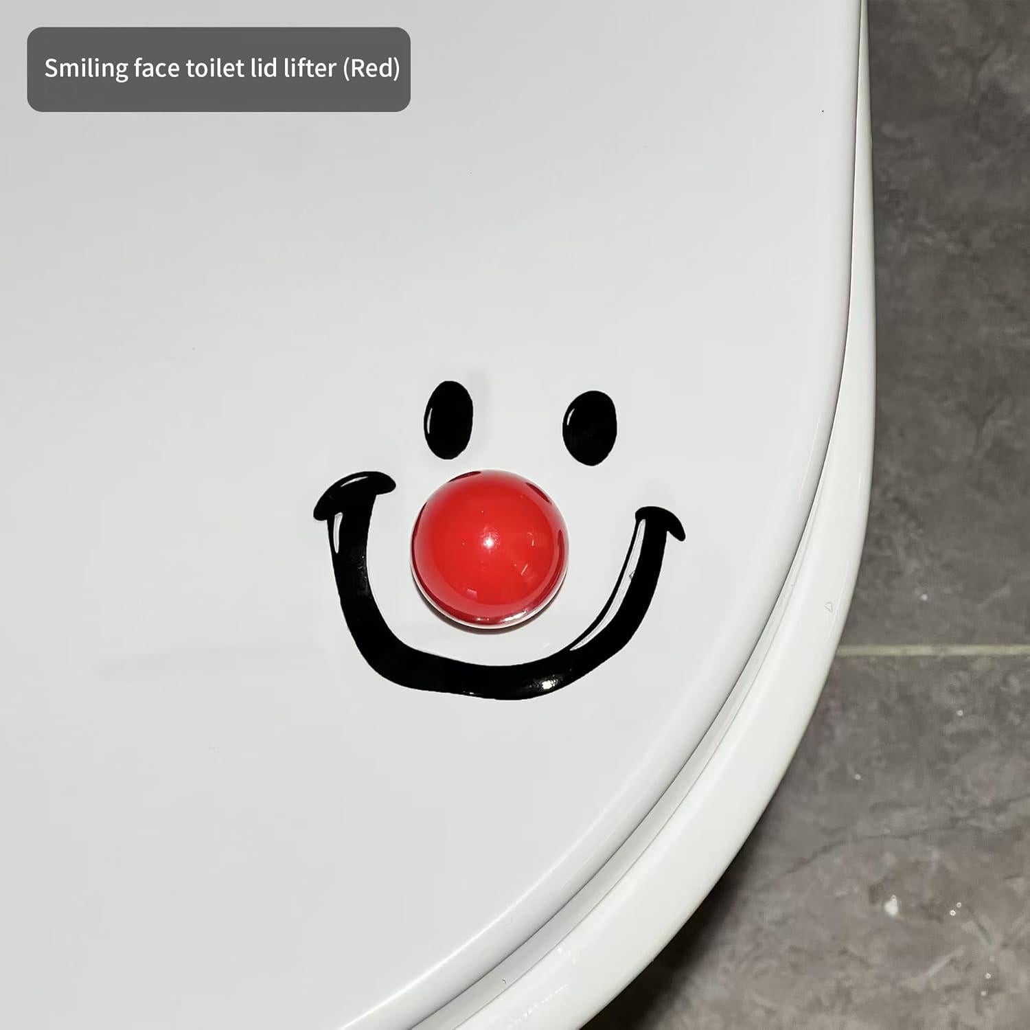 Elevador de tapa de inodoro adhesivo VENATRO 2-Pack Sonriente