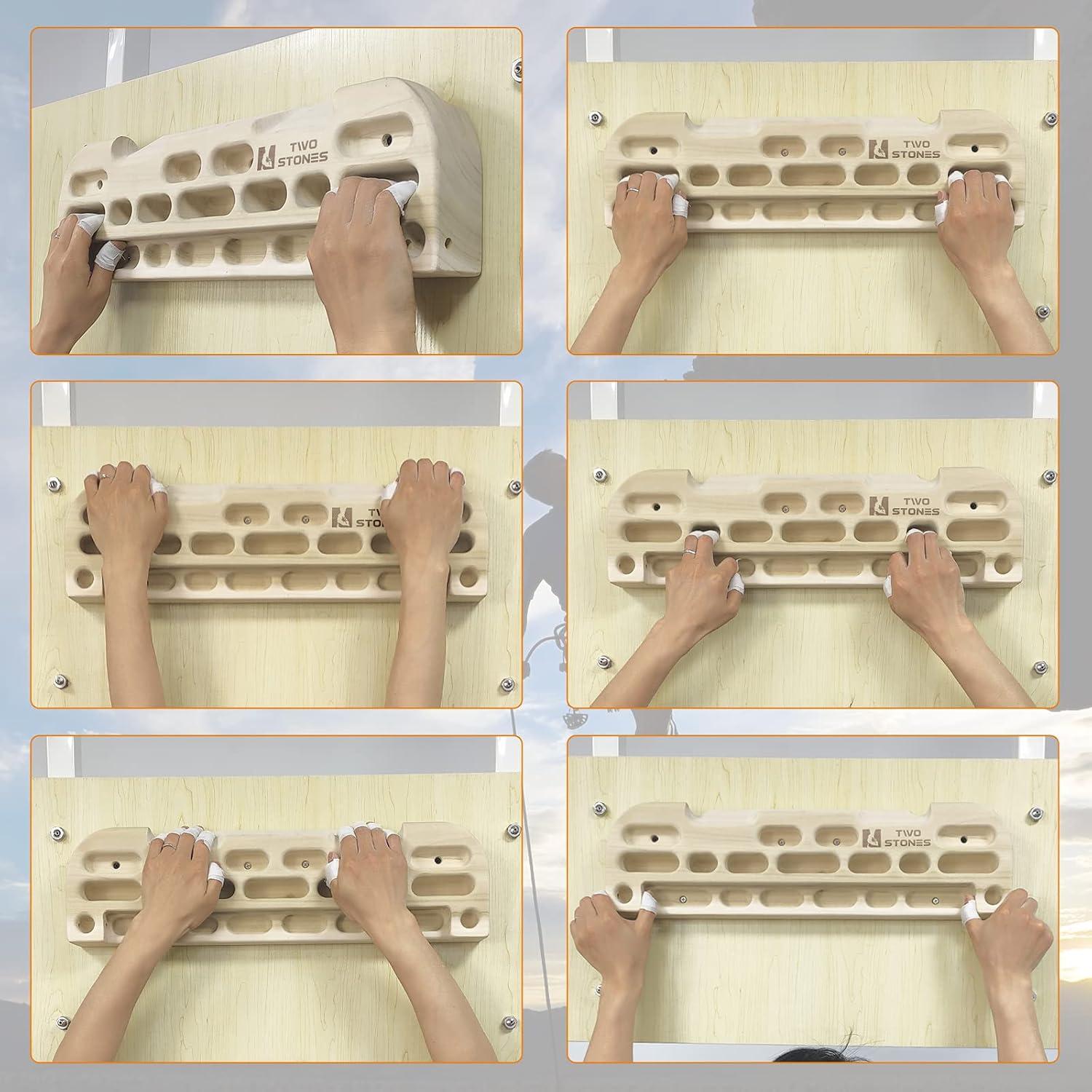 Tabla de Escalada TWO STONES con Agarre para Entrenamiento