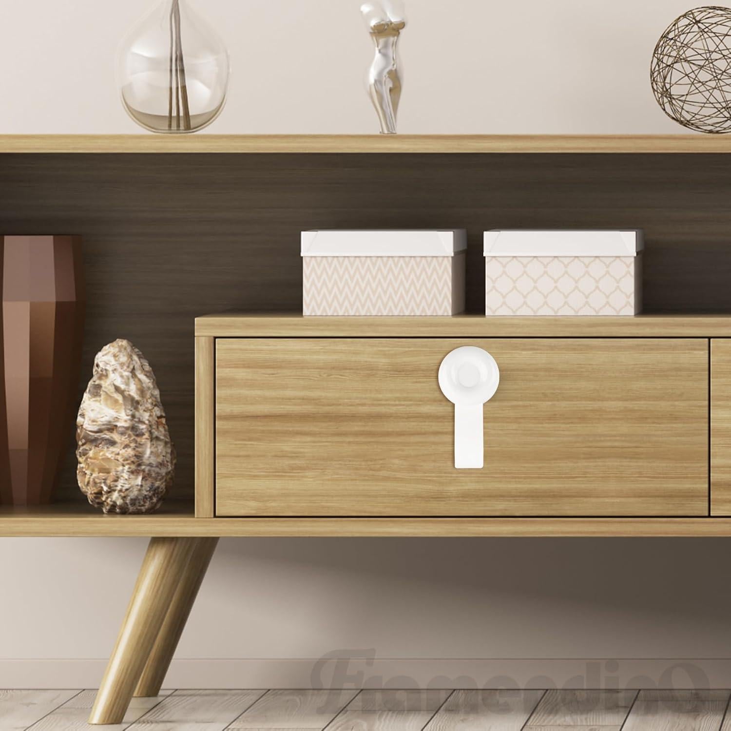 Asas para Levantar Tapa Inodoro Framendino - 4 Paquete Blanco