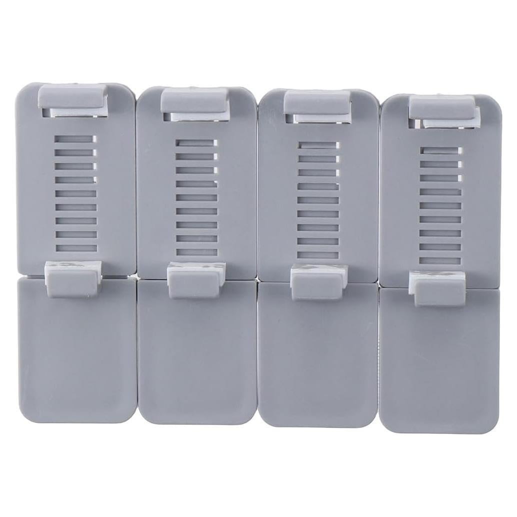 4 Grifos para Asiento de Inodoro Urjumpea Gris Autoadhesivos