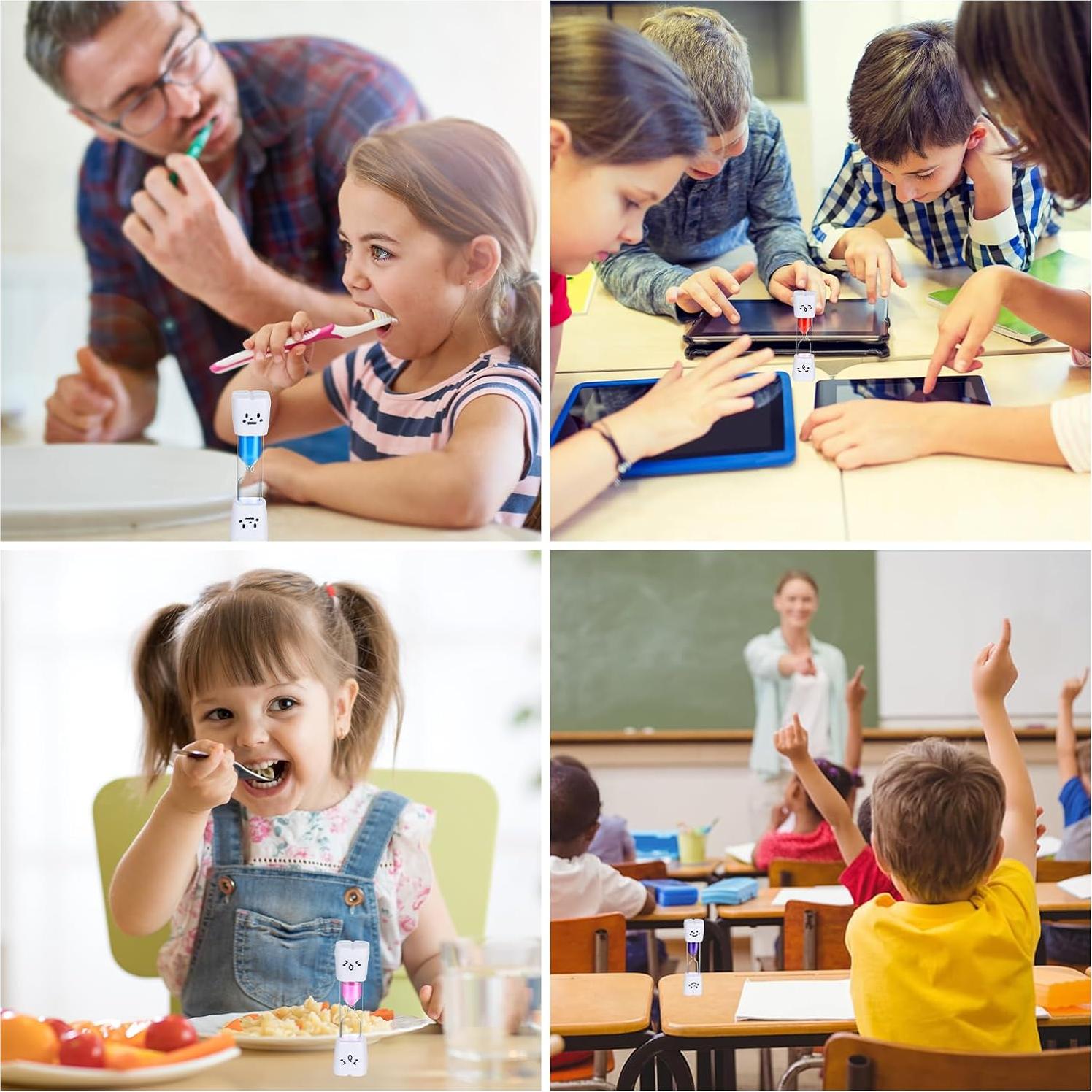 28 Relojes de Arena HOSTK 2 Minutos para Cepillado de Dientes