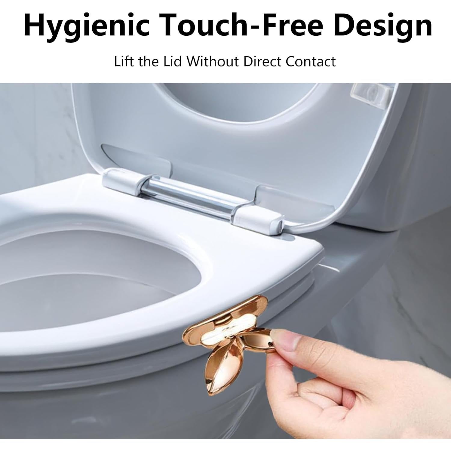 Elevador de Asiento de Inodoro YAFIYGI 6 Piezas Autoadhesivas