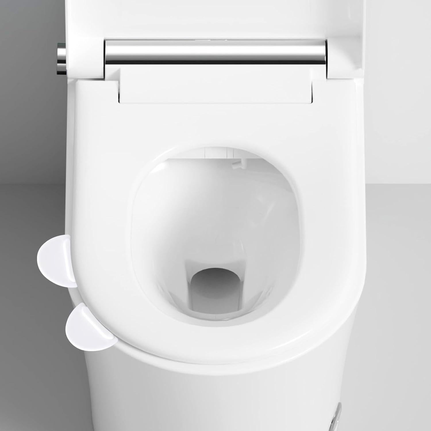 Elevador de Tapa de Inodoro ElevateTech 4 Piezas Blanco