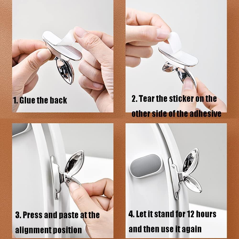 Elevador de Asiento de Inodoro ZCLYHT 2 Pcs Oro - Accesorios Baño